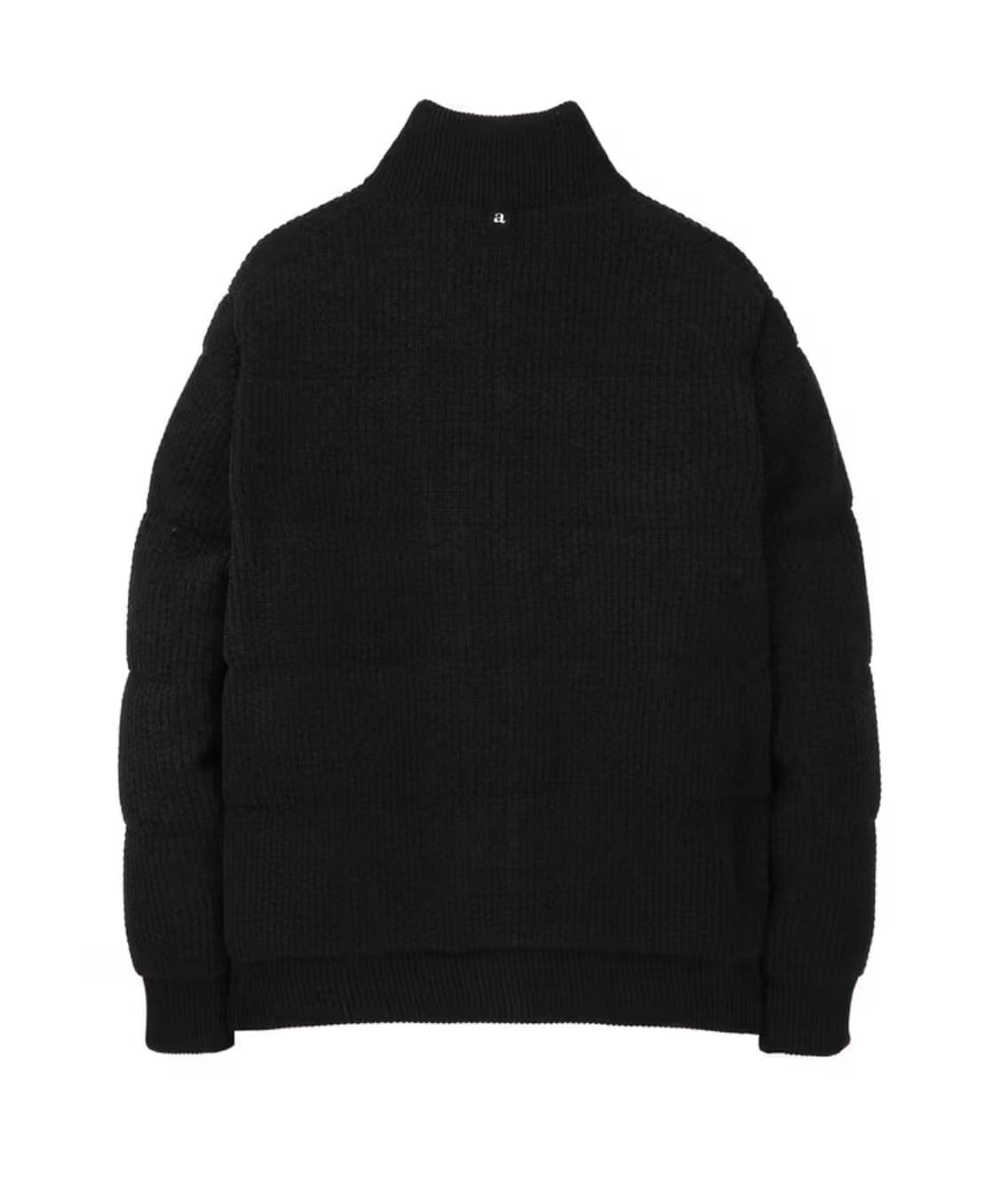 알레그리 [25FW] 블랙《Velour》니트 다운 점퍼 상품이미지3