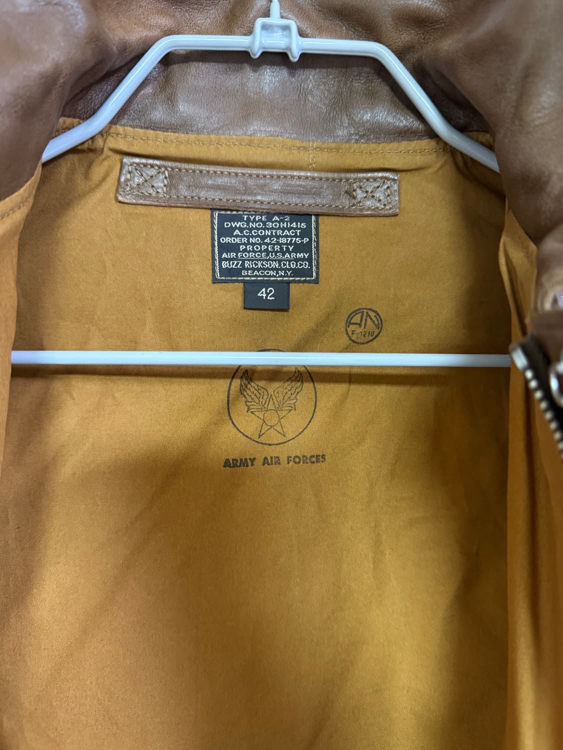 버즈릭슨 a-2 자켓 42사이즈 (buzz ricksons) 상품이미지8