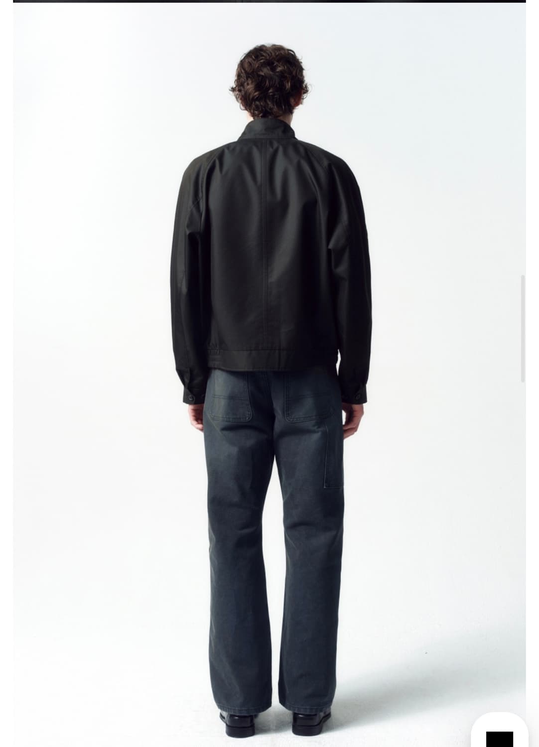 인사일런스 샴브레이 해링턴 자켓 상품이미지3
