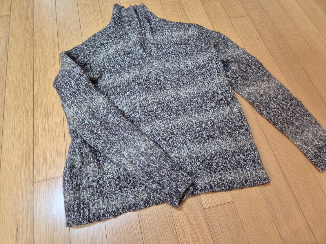 Gap 갭 브라운 반집업 니트 상품이미지2