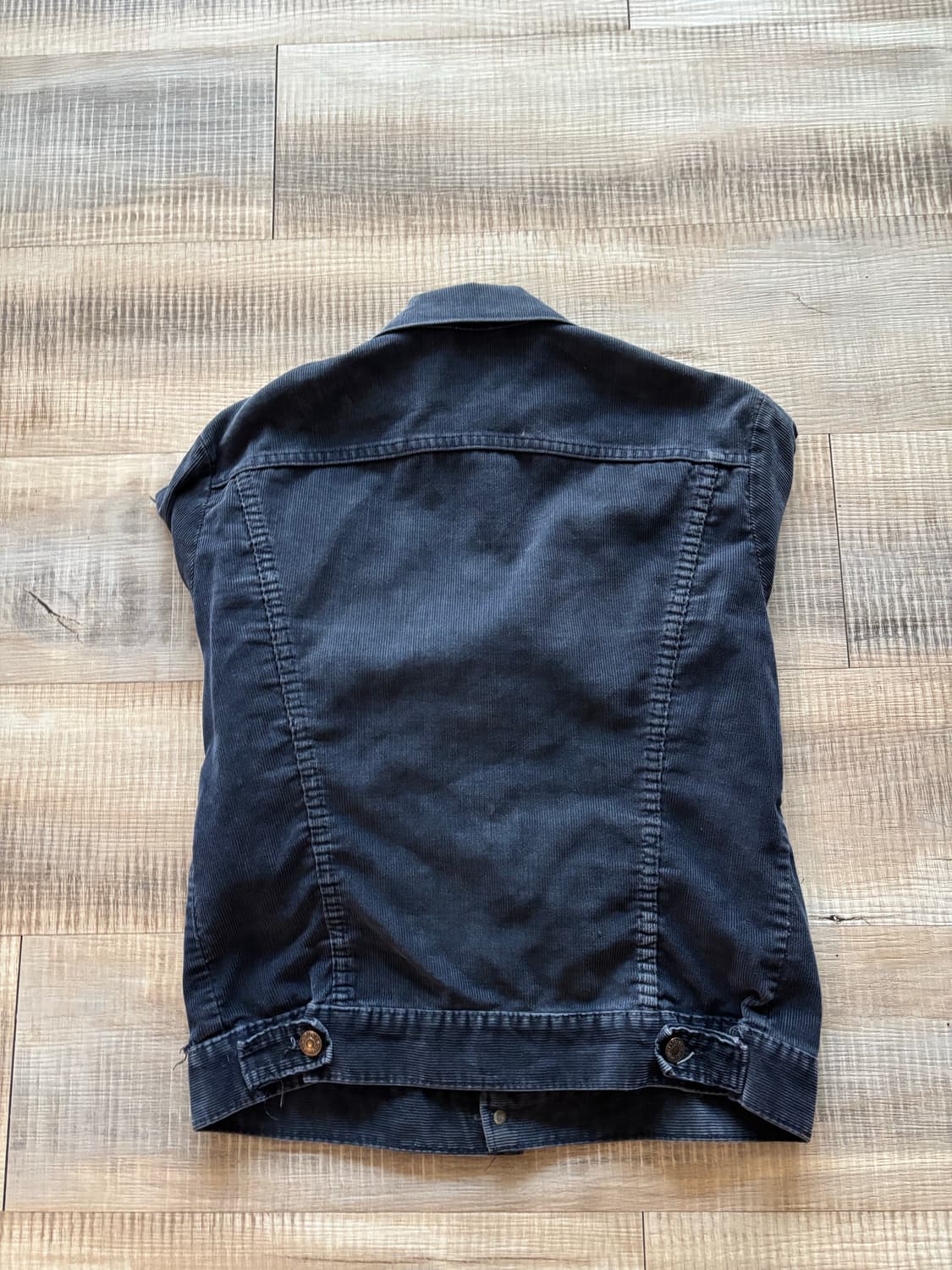 70s 리바이스 70505 코듀로이 트러커 자켓 네이비 상품이미지2