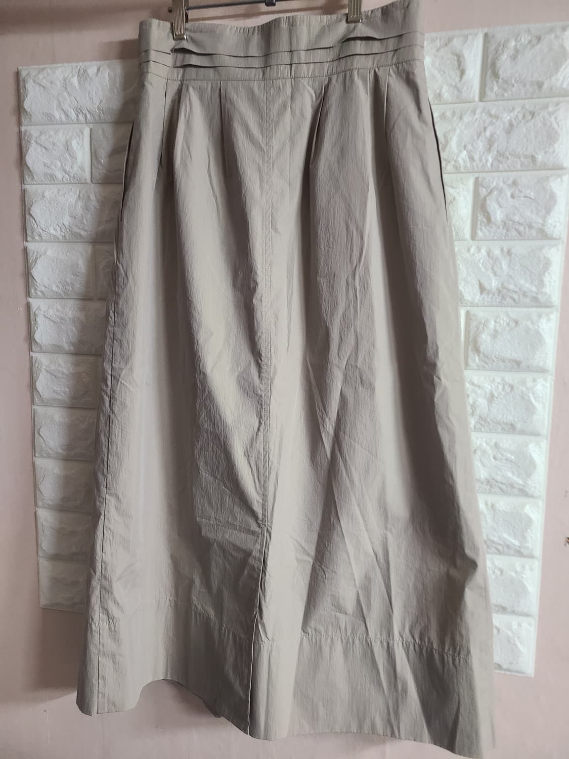 지컷 여성 플리츠 롱스커트(66) 상품이미지3