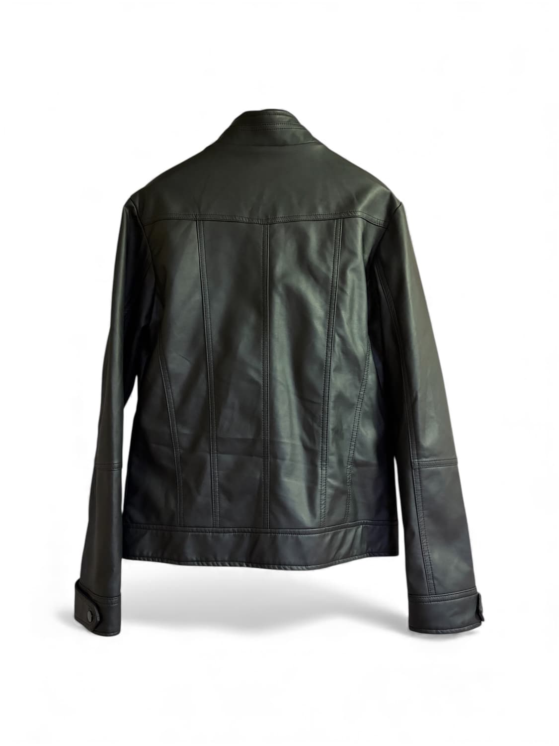 빈티지 크롭 레더 자켓 상품이미지2