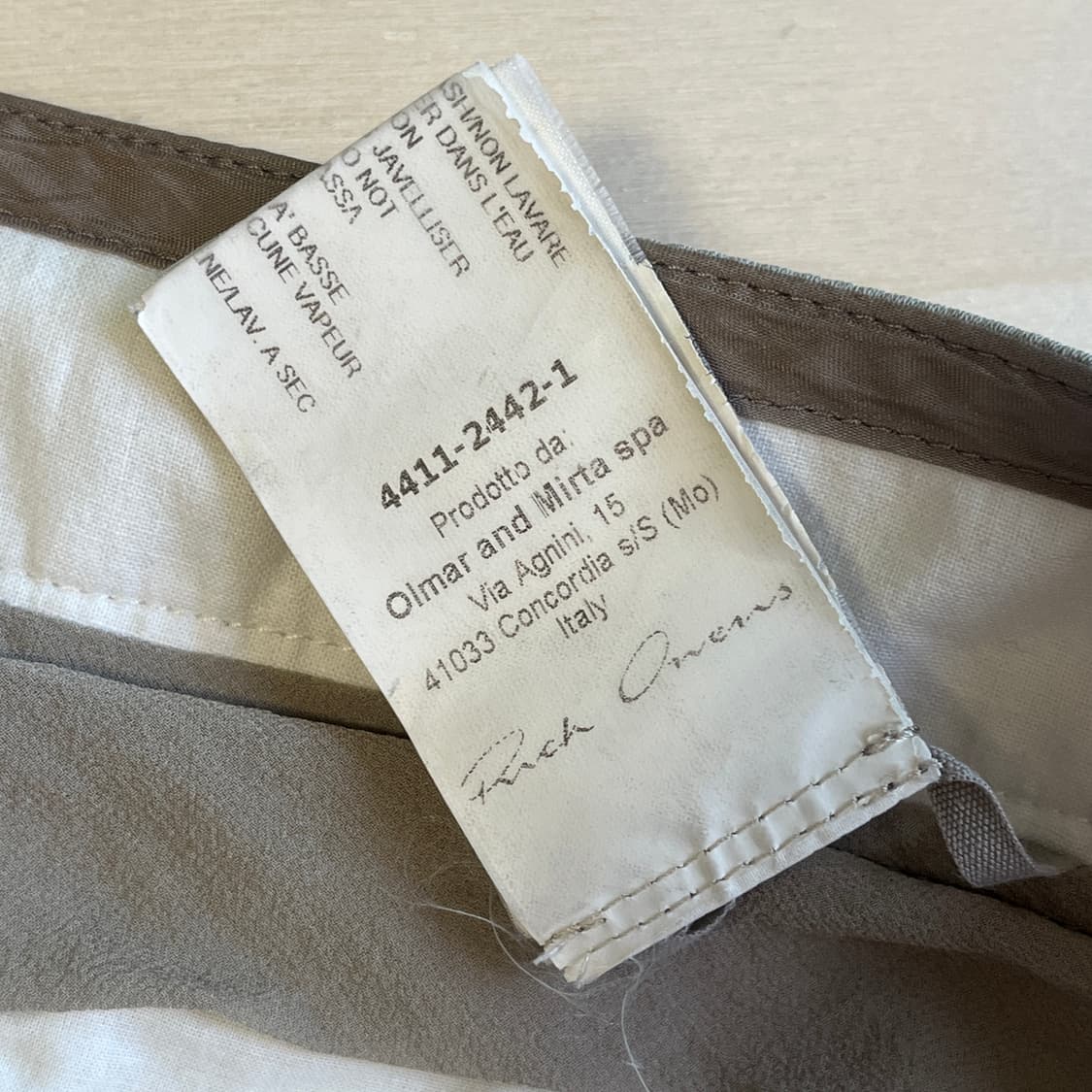 Rick owens Astaire crop Trouser ( ~27) 상품이미지10