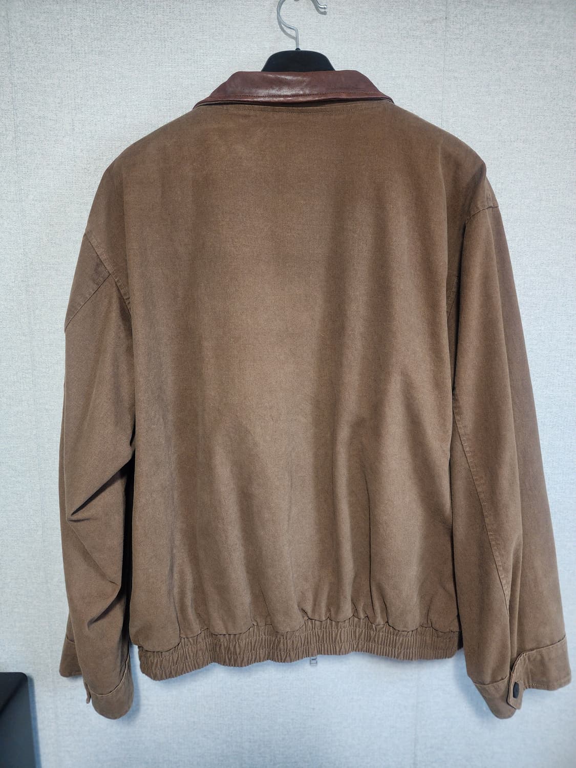 [XL] 아트이프액츠 워시드 레더 카라 자켓 토바코 상품이미지3