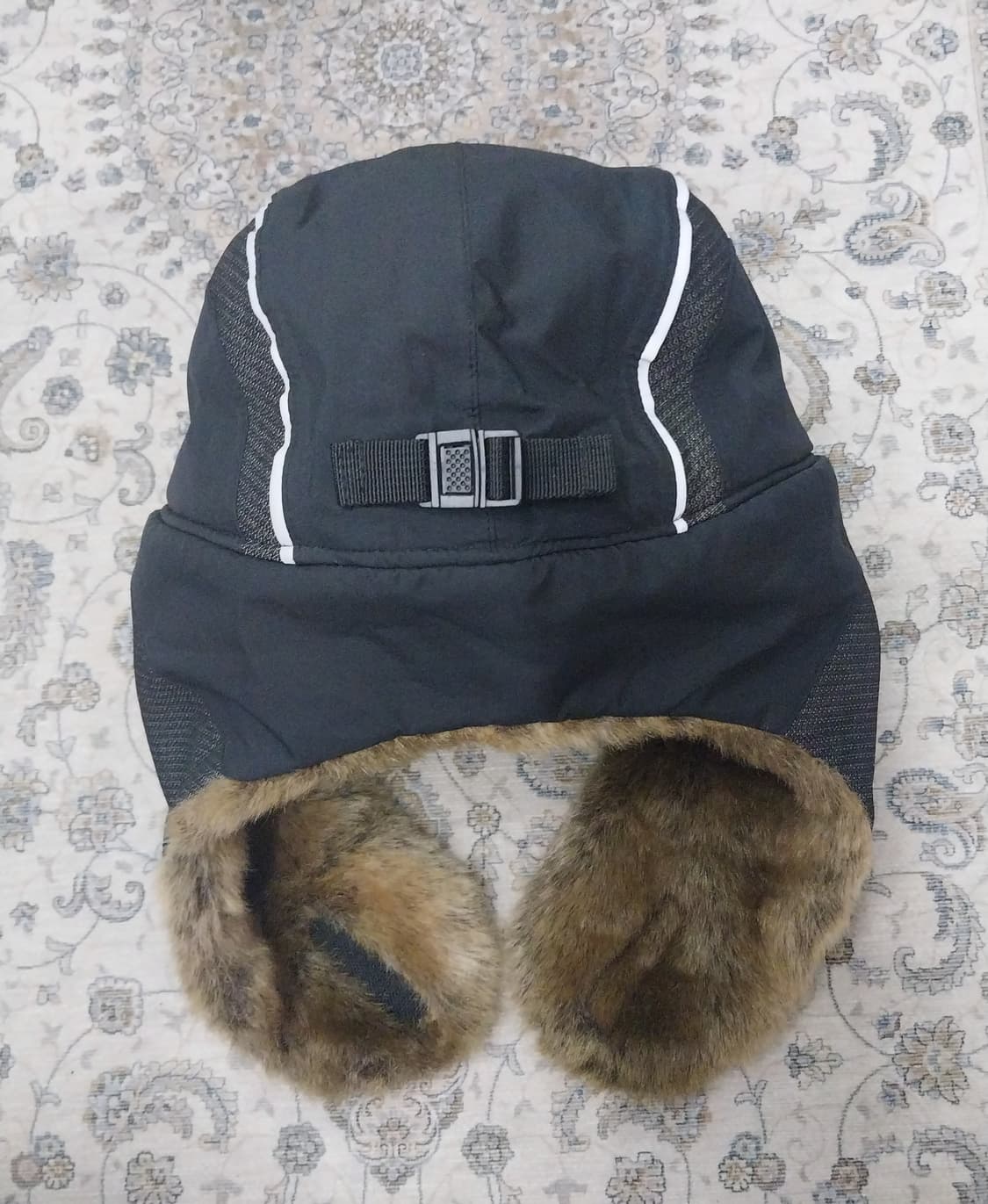 TAKHI 방한 귀달이 모자 블랙 퍼 M 상품이미지4