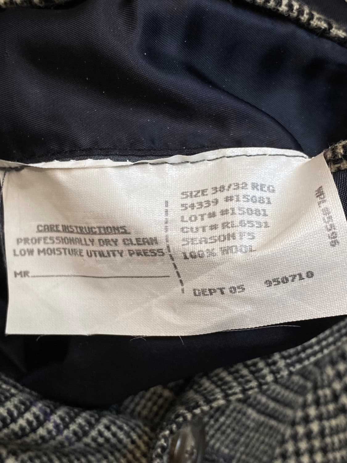 폴로 랄프로렌 글렌 체크 울 블레이저 상품이미지6