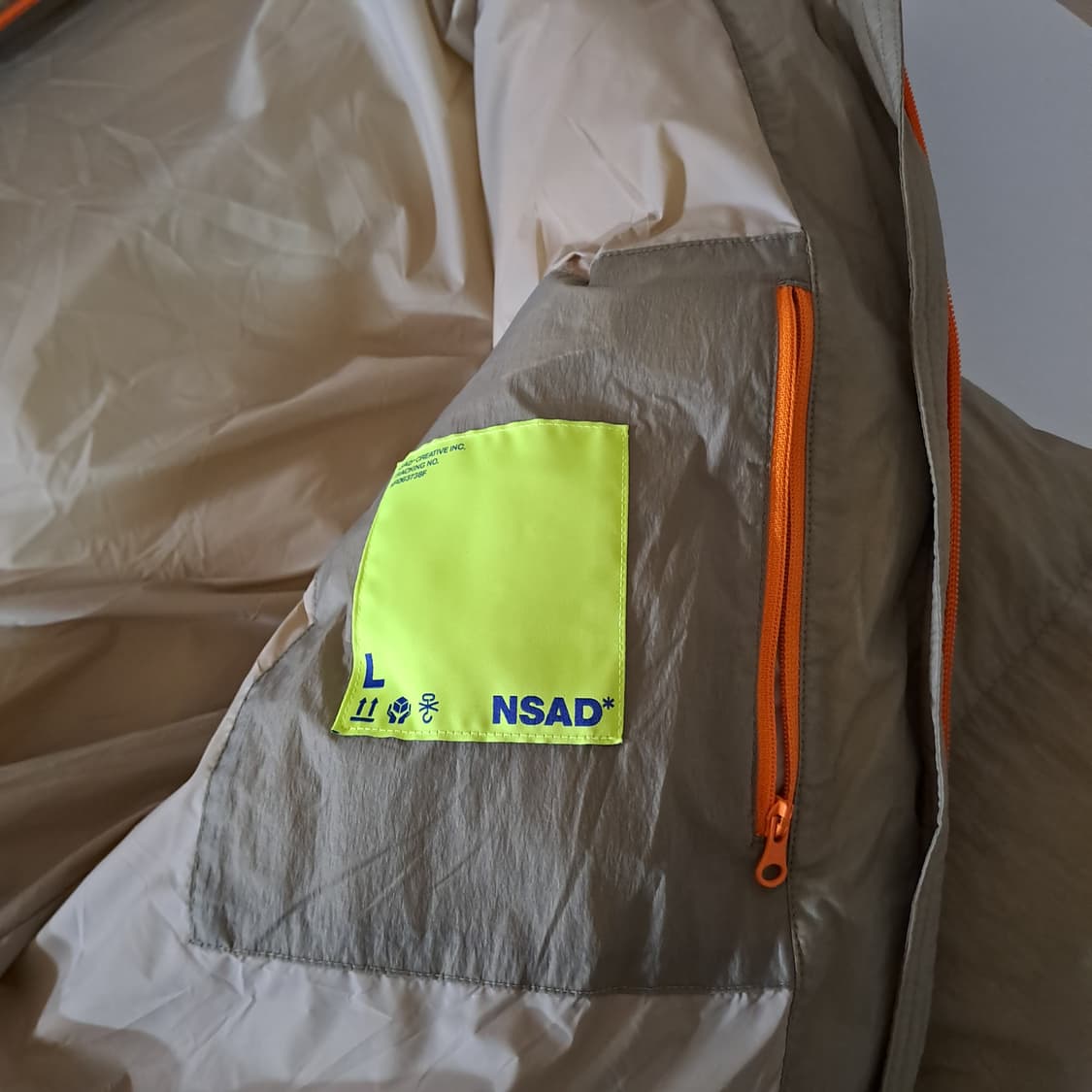 (택포) NSAD 스트릿 스커트 디테일 오버핏 다운 L B80 상품이미지8