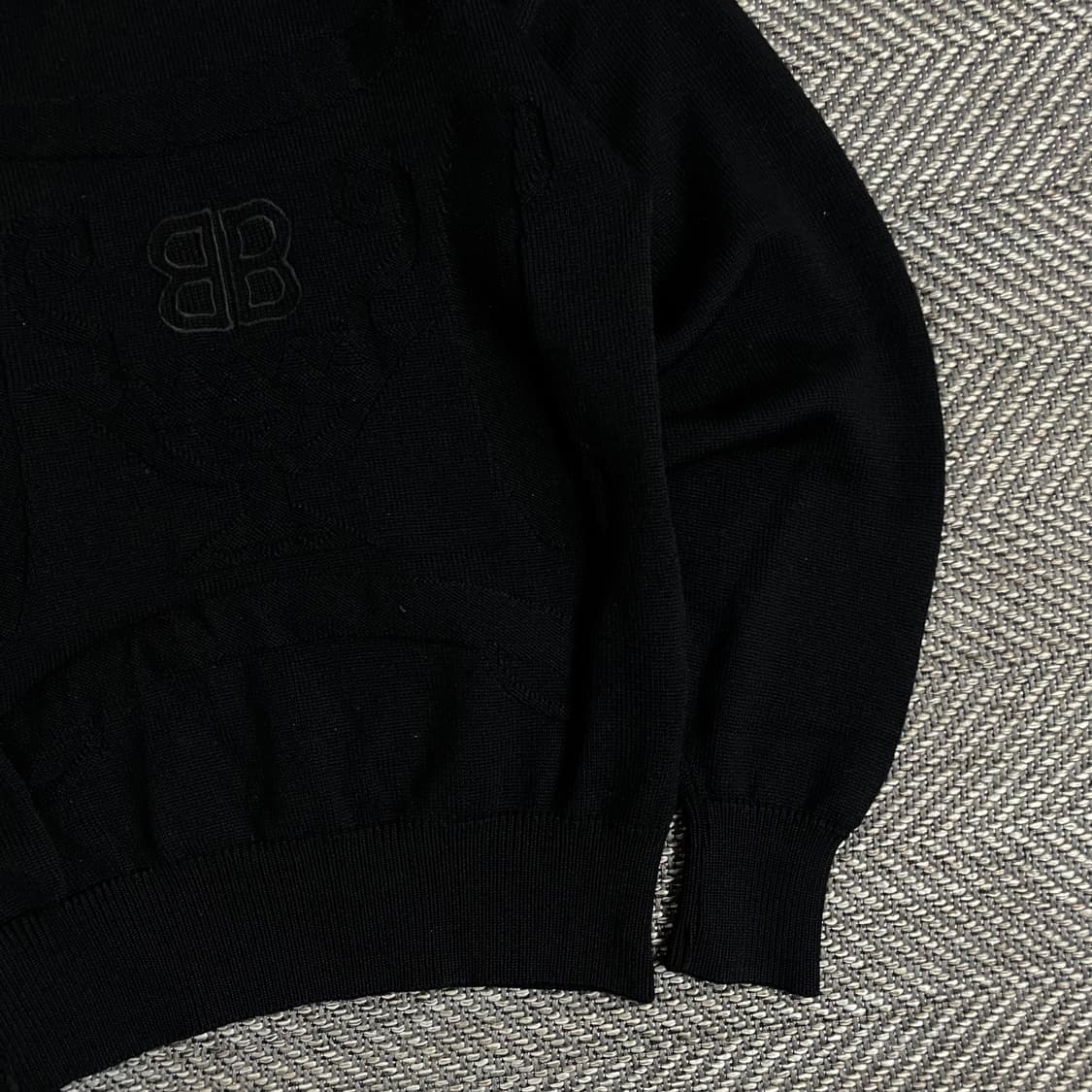 90s 발렌시아가 아카이브 빅로고 미니멀 니트y 2872 상품이미지3