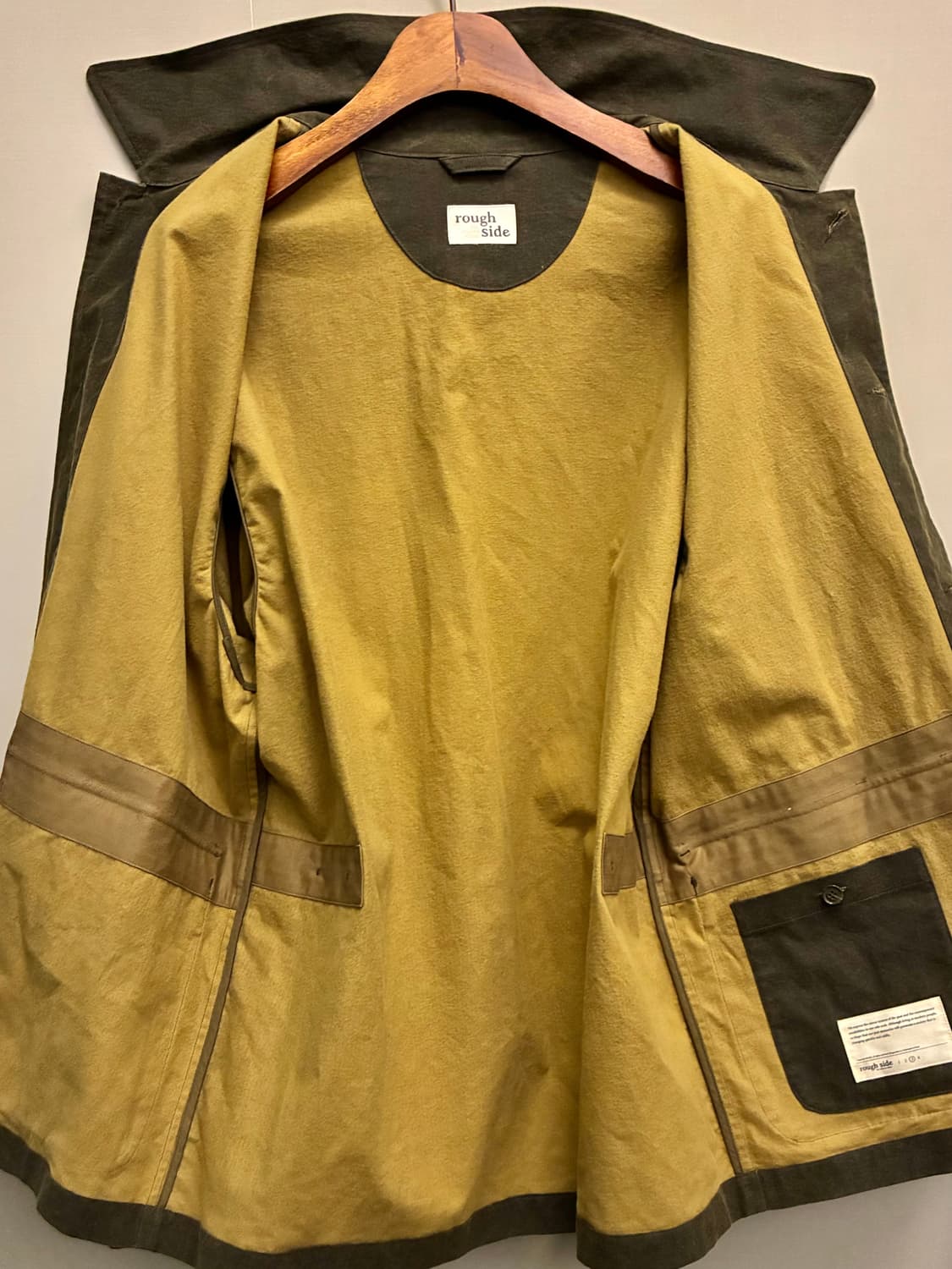 (3/105)rough side 러프사이드 코튼 체이서 헌팅자켓 올리브 상품이미지8