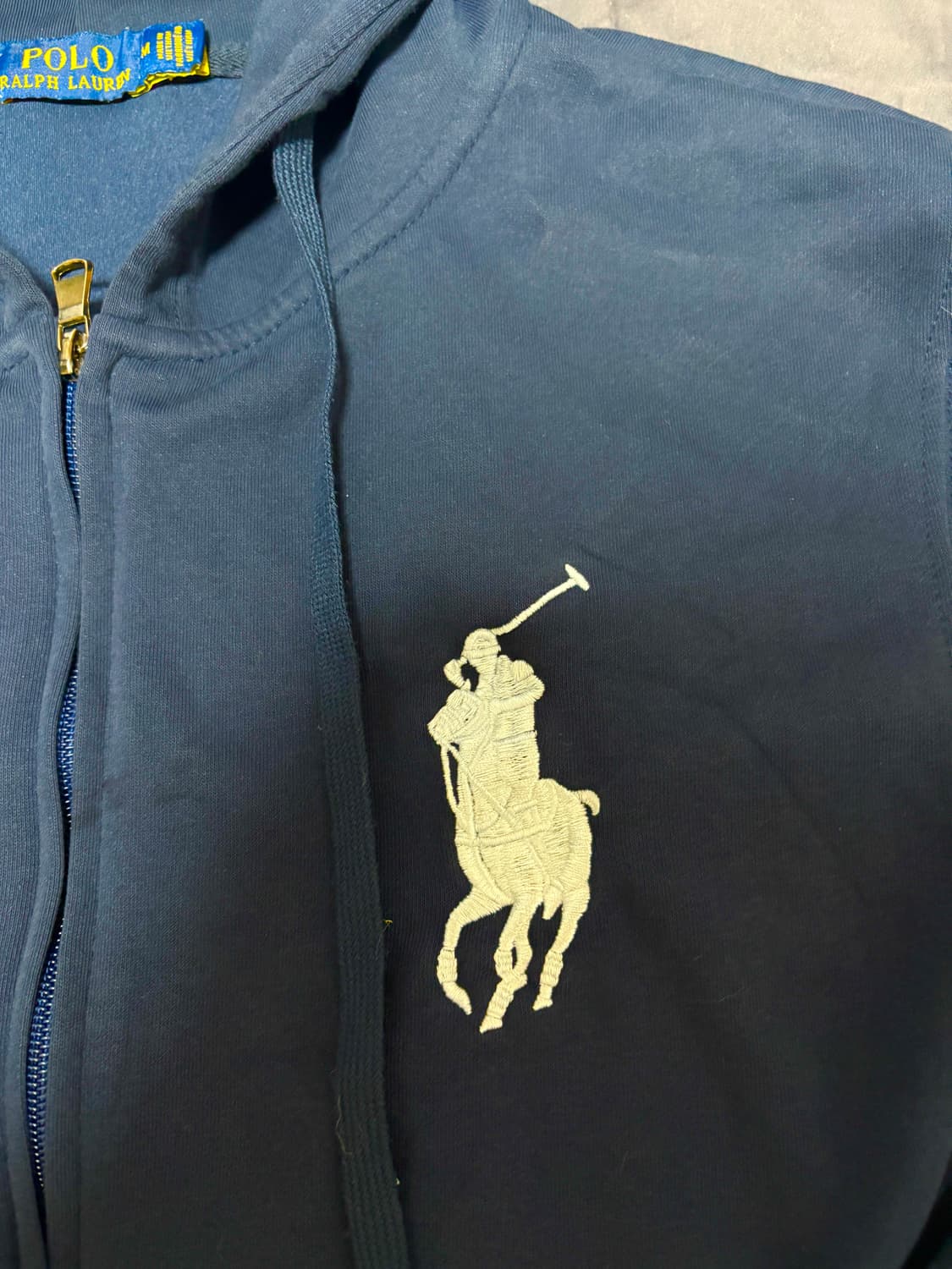 폴로 랄프로렌 빅포니 후드집업 네이비 상품이미지2