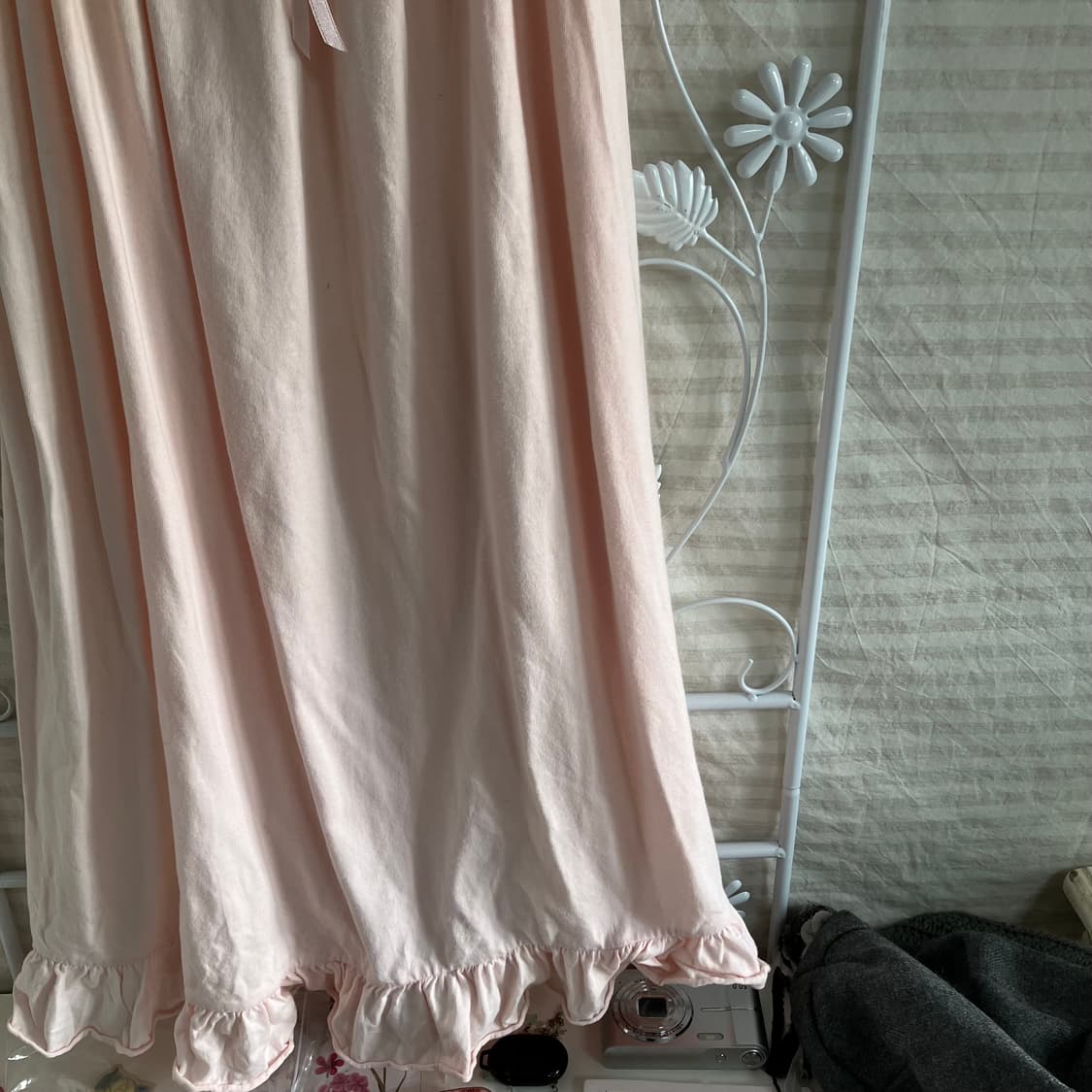 빈티지 딸기 우유 핑크 레이스 나시 원피스 923 y2k 스트릿 모리 갸 상품이미지4