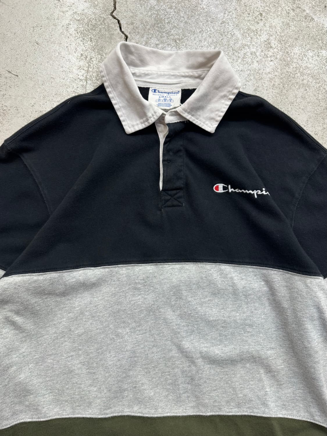 챔피온 리버스위브 카라 럭비티 상품이미지2