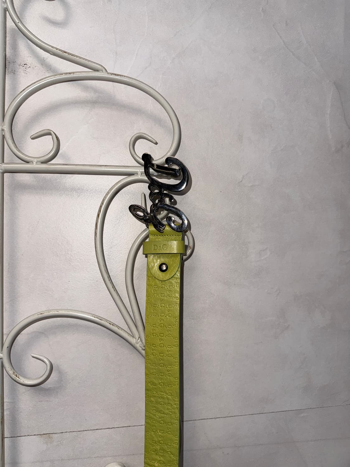 Dolce & Gabbana lime logo buckle belt 상품이미지5