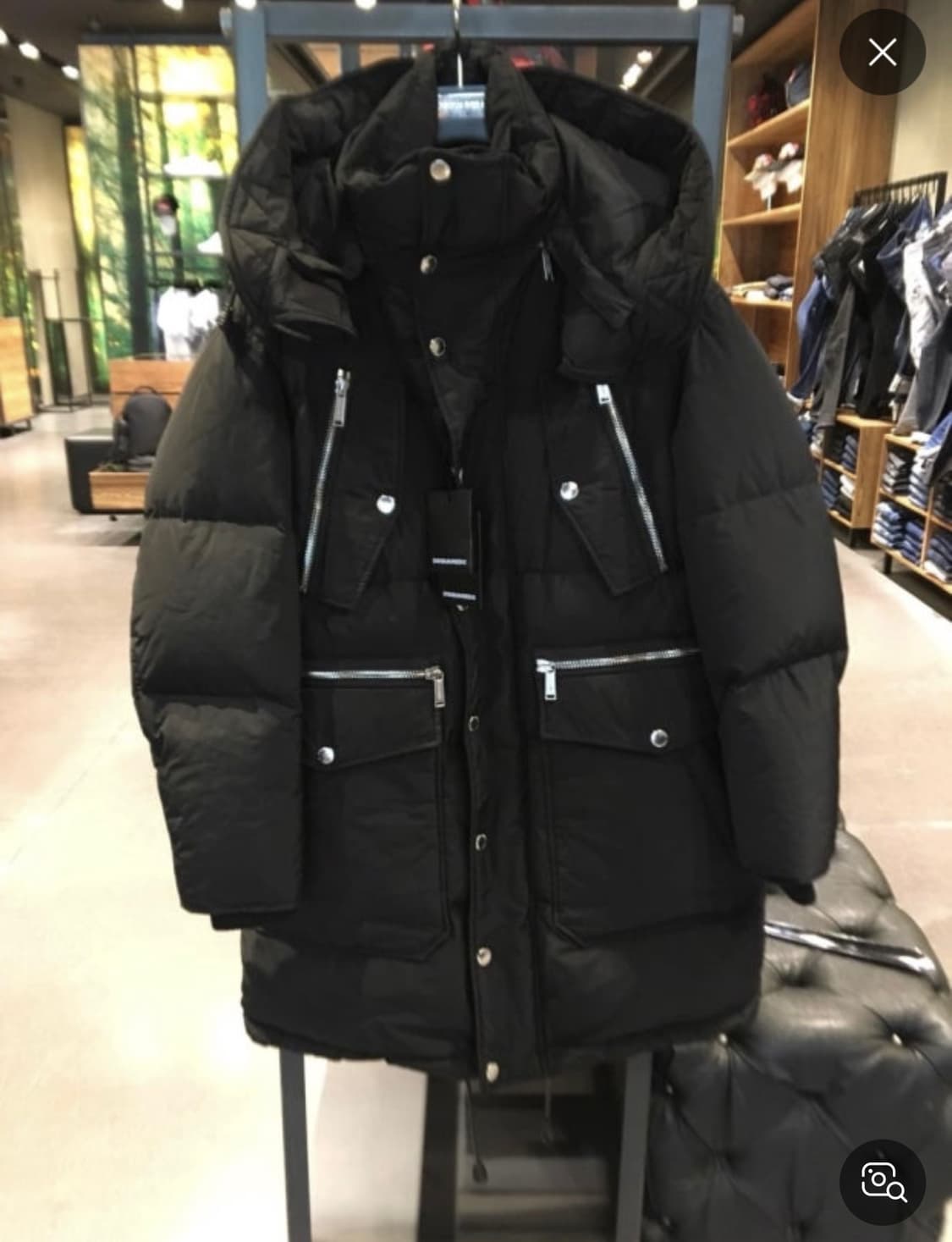 디스퀘어드 대장패딩 와이어후드50 상품이미지6