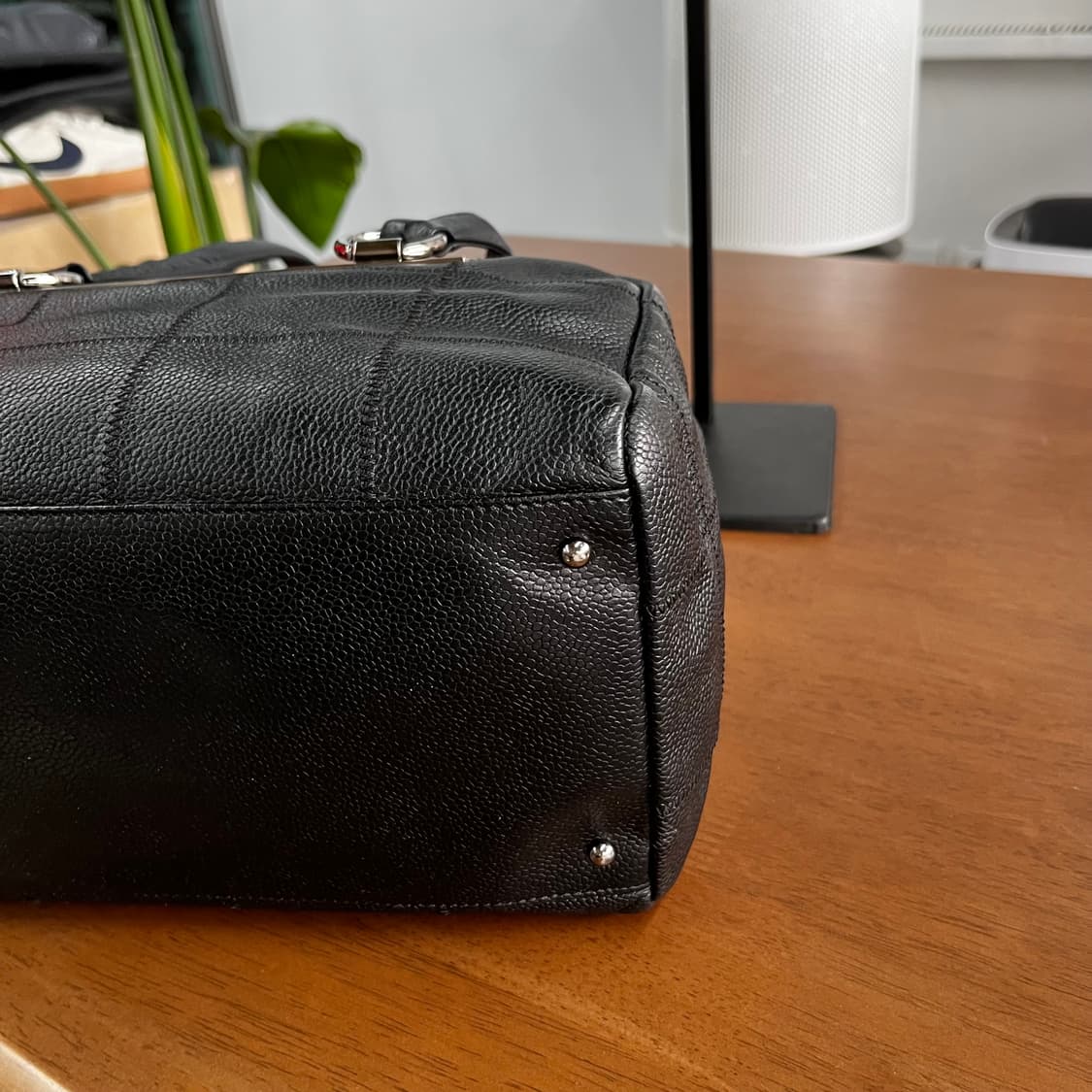 샤넬 캐비어 은장 볼링백 닥터백 상품이미지6