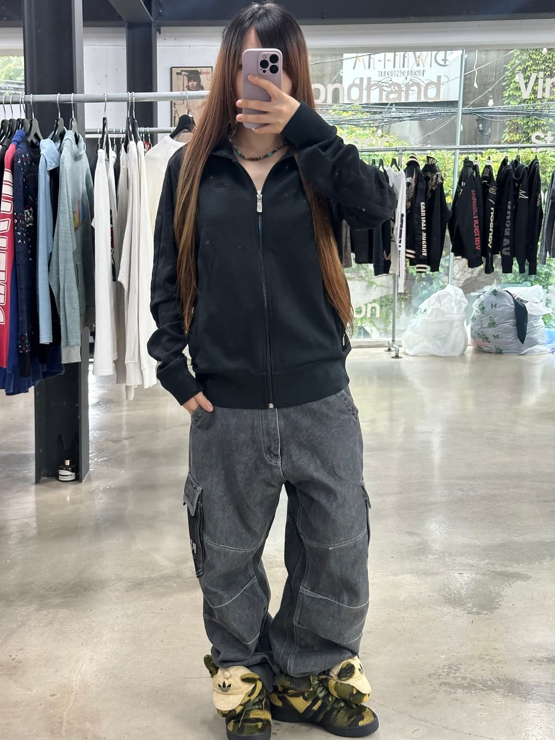나이키 00s 매트블랙 트랙 져지 상품이미지2