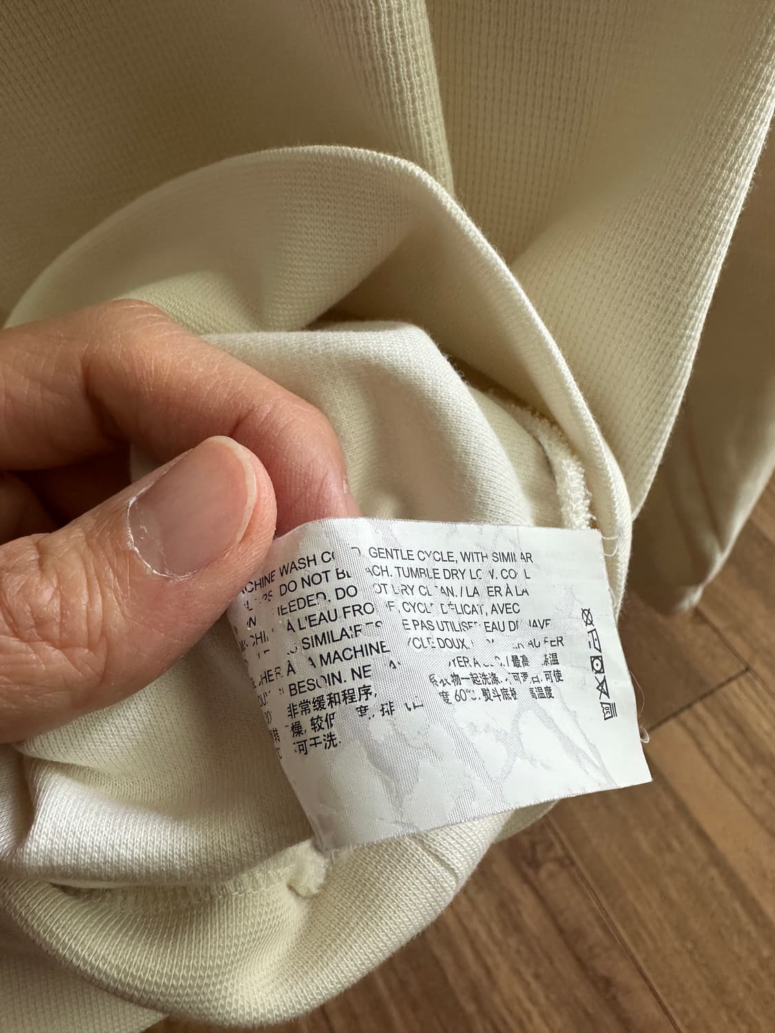 [M] 띠어리 Theory 라운드넥 와플 코튼 티셔츠 상품이미지4