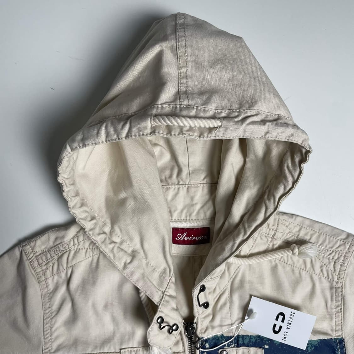 Avirex 밀리터리 집업 후드 셔츠 상품이미지7