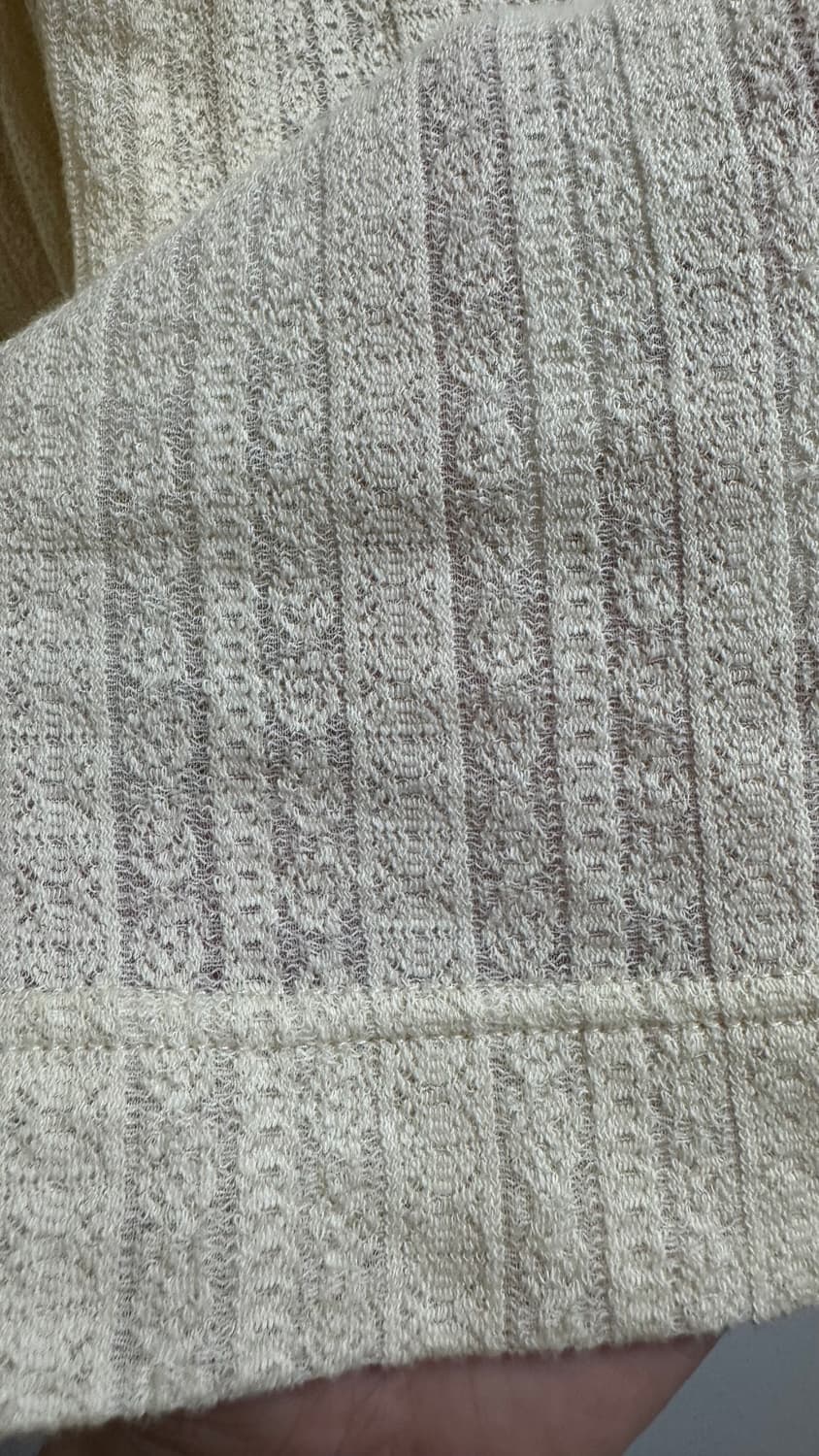 [3] 세퍼 Sefr 리플리 니트 가디건 셔츠 아이보리 상품이미지7