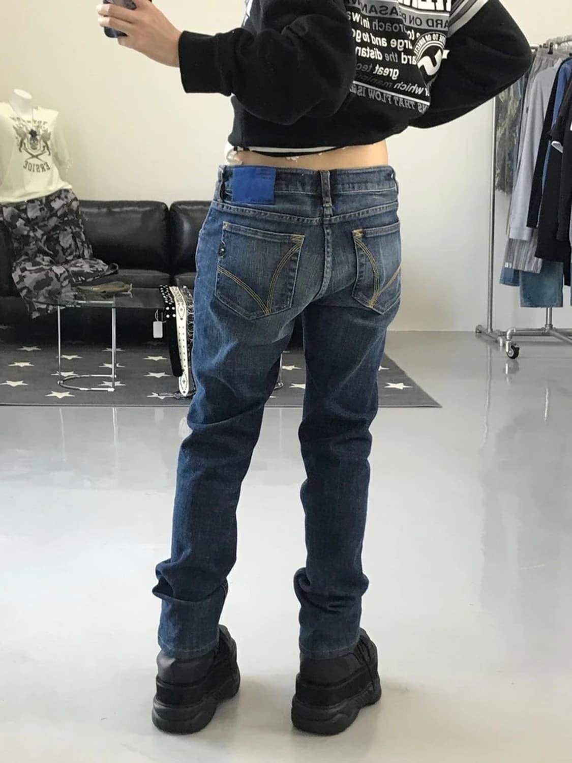 아디다스 데님팬츠 상품이미지2