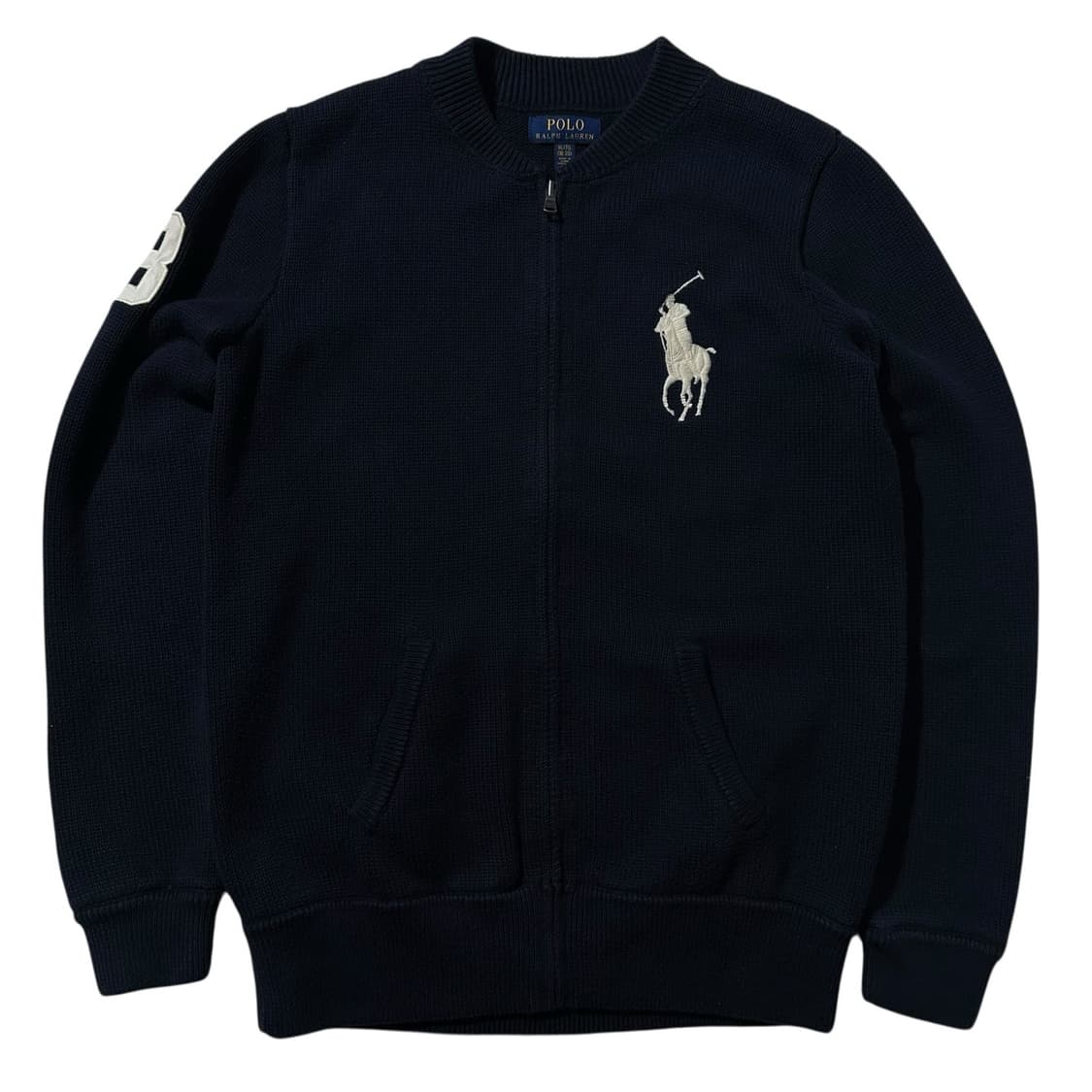 폴로 랄프로렌 빅포니 니트 블루종 자켓 상품이미지1