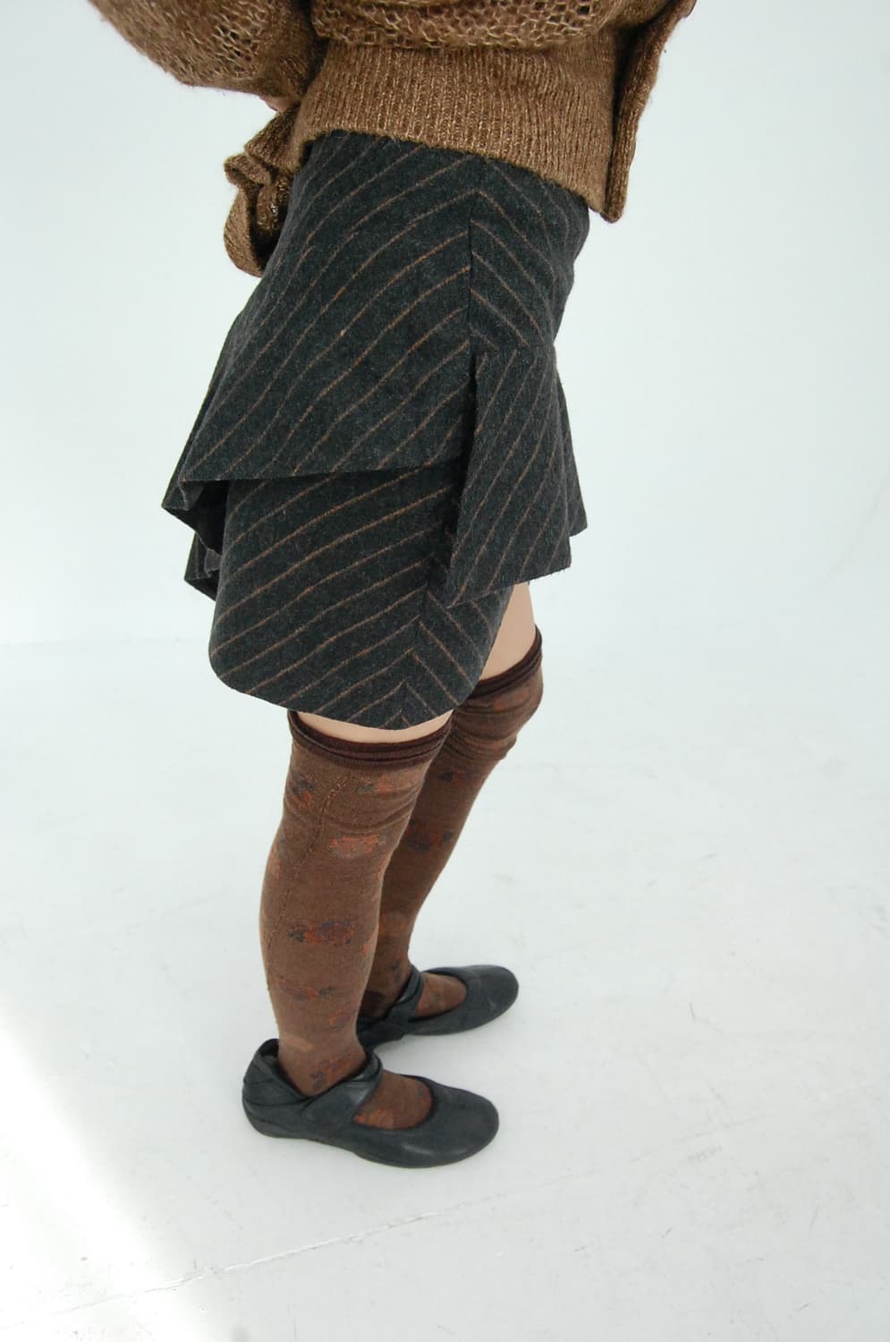 Skiired design unbalance skirt 상품이미지2