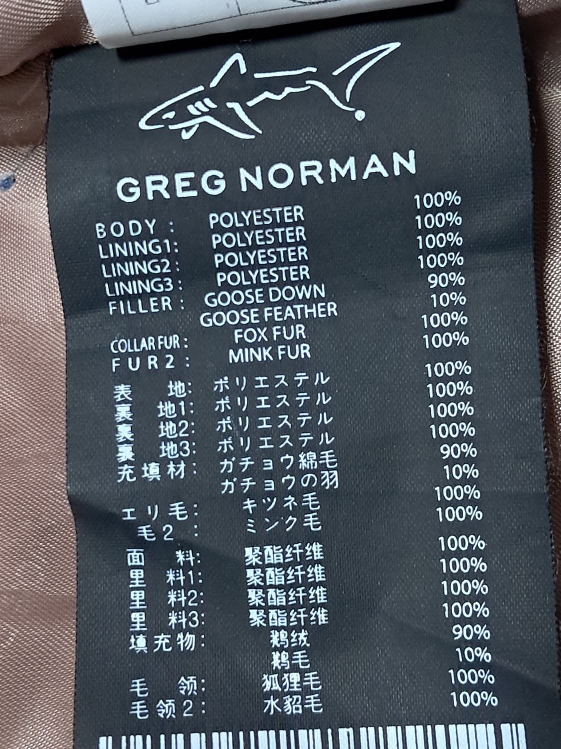 그렉노먼 여성 폭스퍼 롱패딩 90 상품이미지10