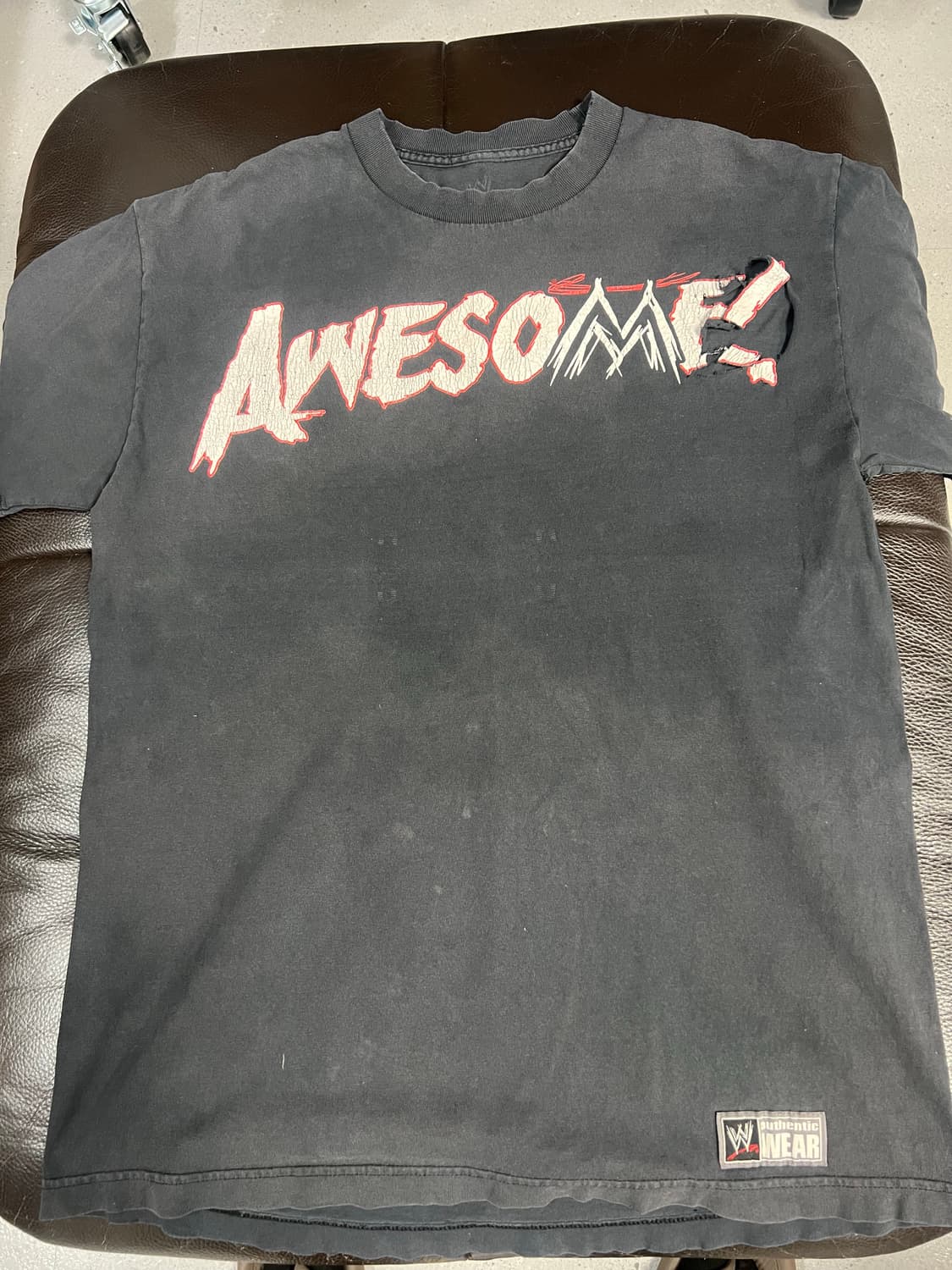 Usa WWE 어썸 티셔츠 블랙 데미지 L 상품이미지1