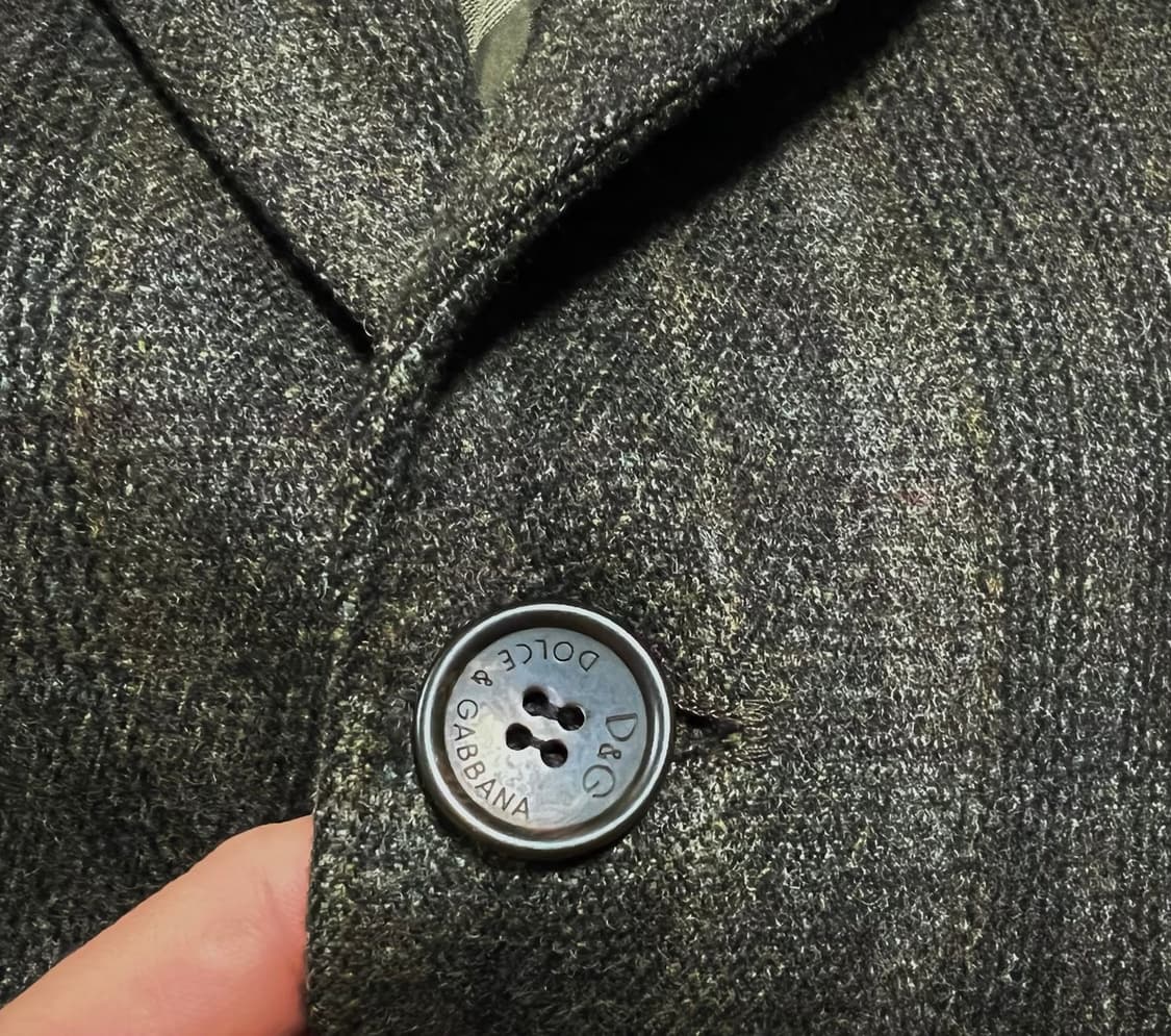 돌체앤가바나 헤링본 울코트 46사이즈 상품이미지3