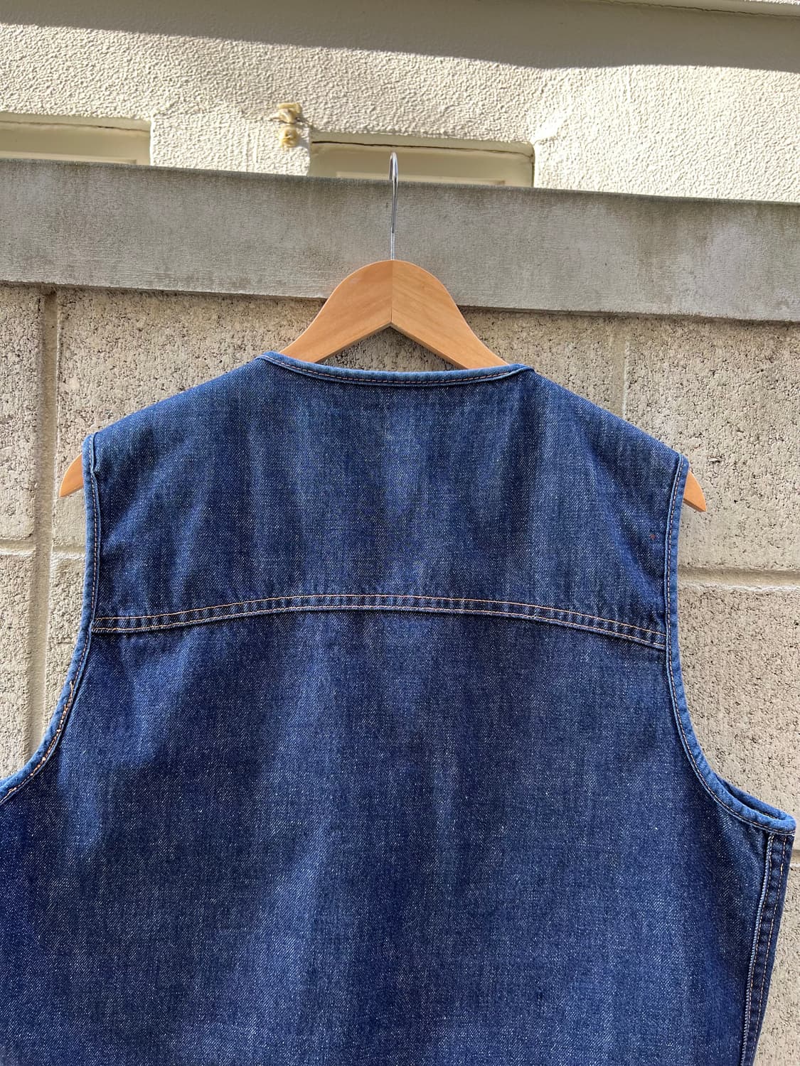 1970s SEARS ROEBUCKS DENIM 빈티지데님쉐르파베스트 상품이미지10