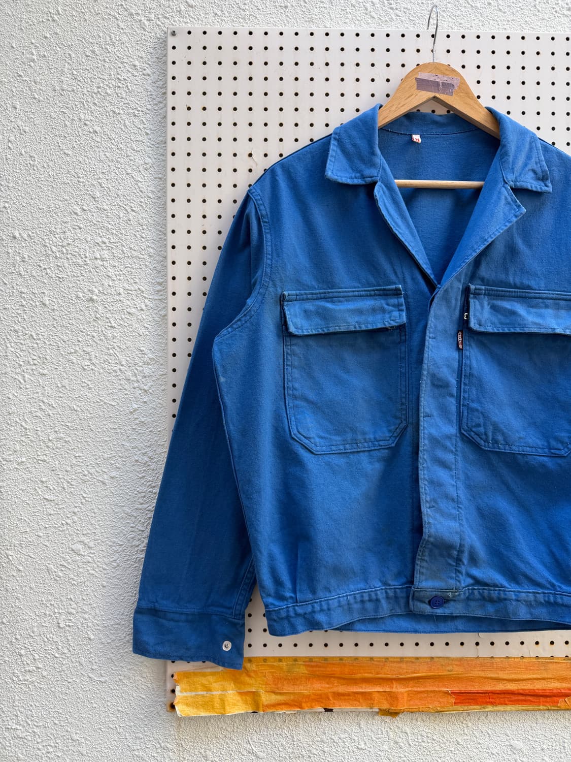 1970s DISTRESSED FADED 메카닉 프렌치워크봄버자켓 상품이미지5