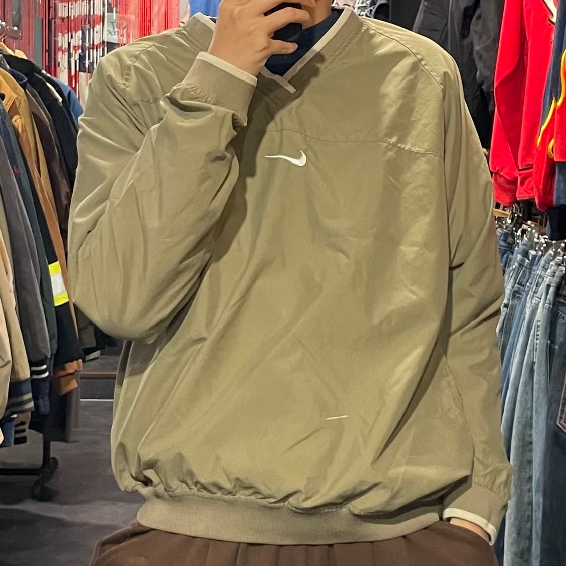 [IM] Nike 나이키 베이지 웜업 상품이미지1