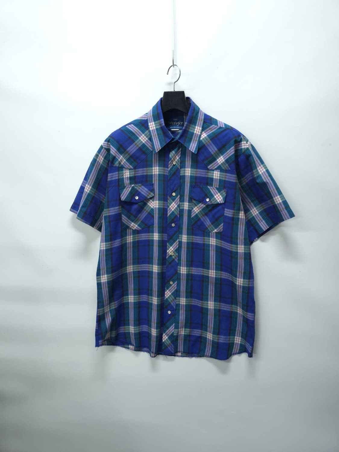 랭글러(Wrangler) 빈티지 웨스턴 반팔 셔츠  상품이미지1