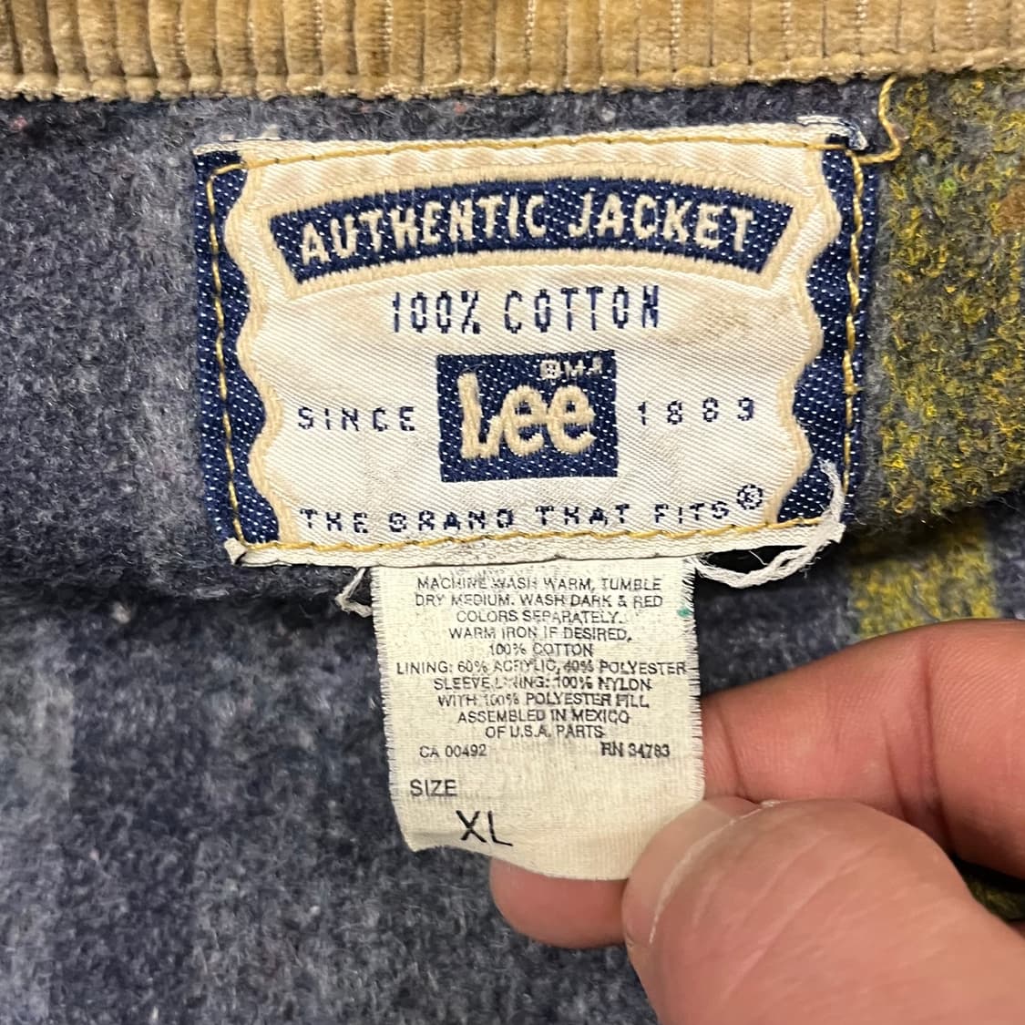 90 Lee 블랭킷 데님 트러커 자켓 (110) 상품이미지5