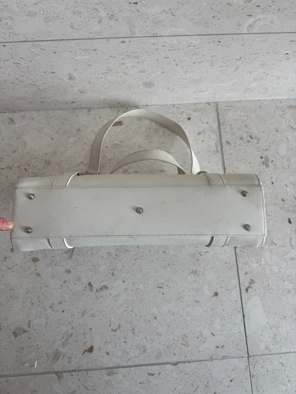 디올 Dior 빈티지 바게트백 가방 화이트/아이보리 번개장터 검수 완료  상품이미지2