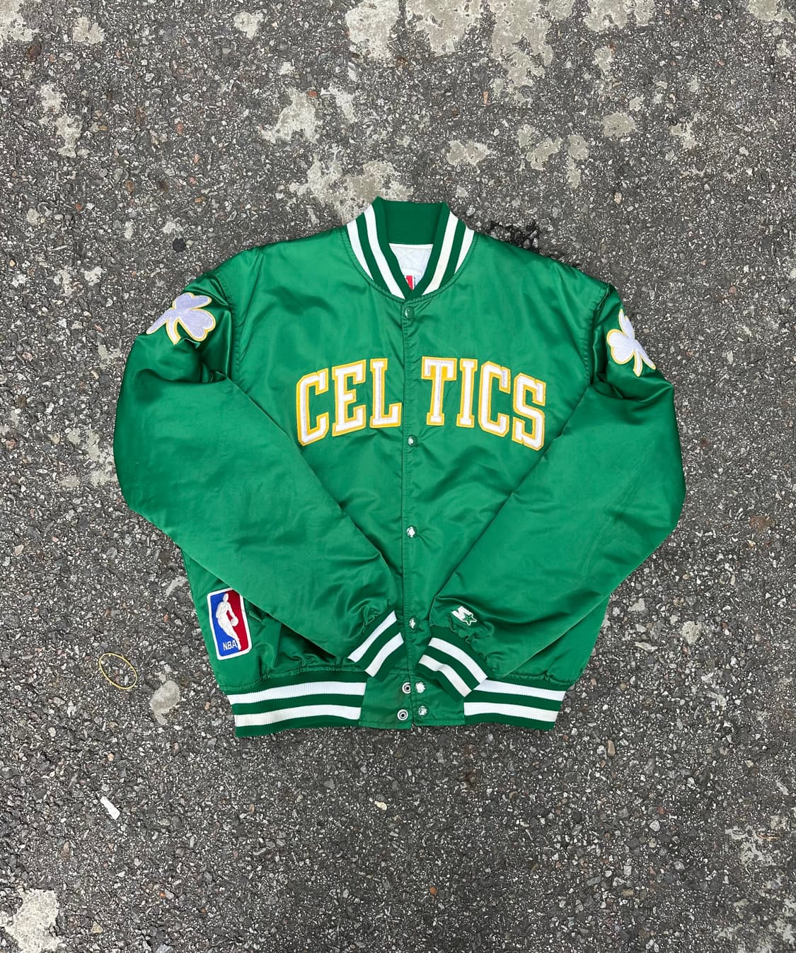 빈티지 90s 스타터 NBA 보스턴 셀틱스 바시티 자켓 상품이미지1