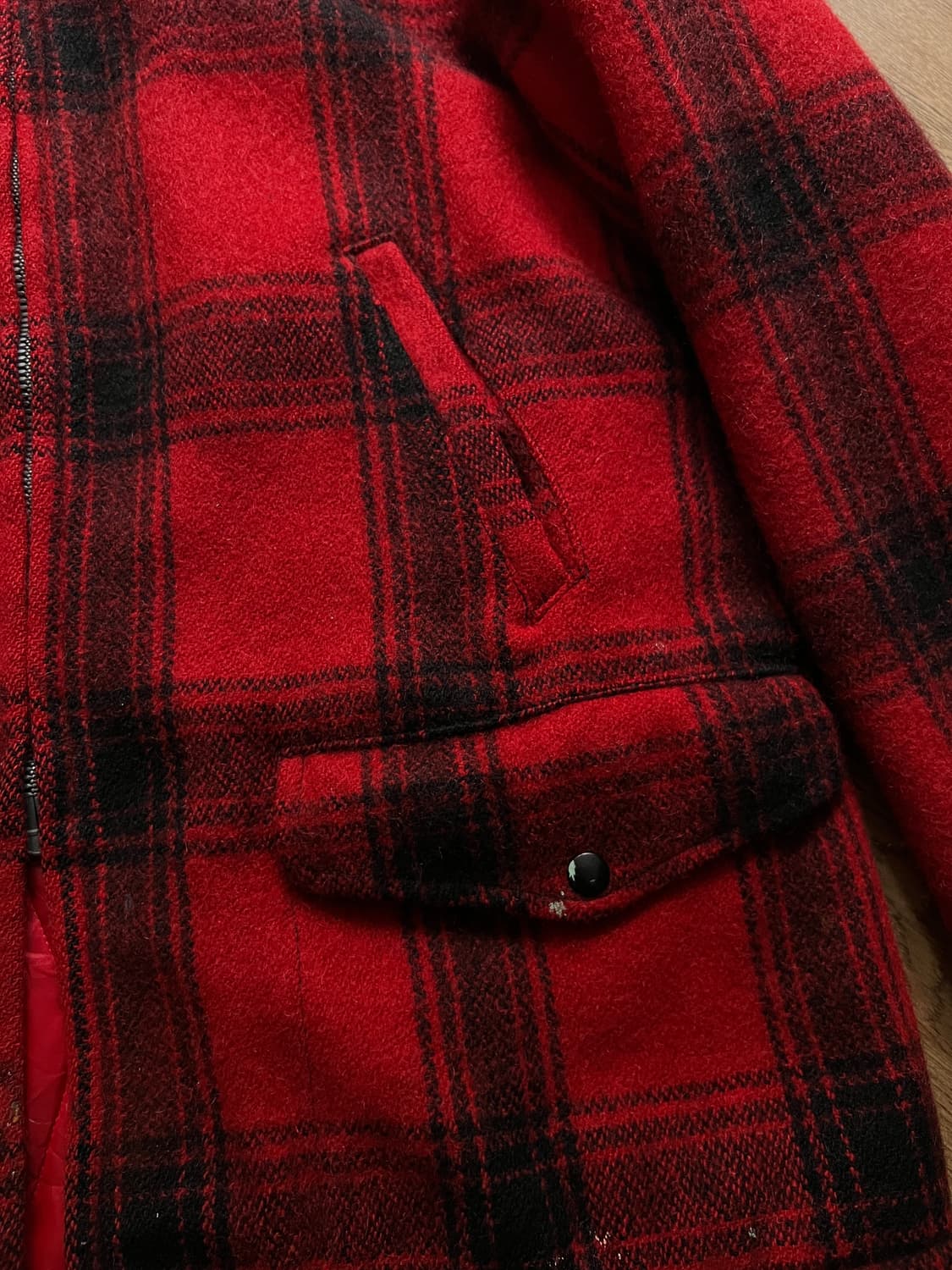 [L]60's J.C PENNEY 매키노 울 헌팅자켓 상품이미지4