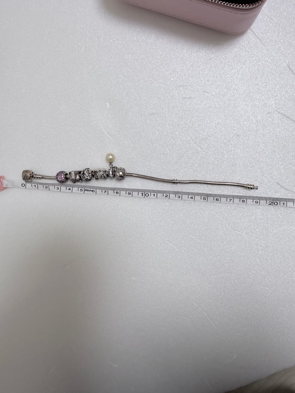 판도라 팔찌 세트 / 실버 참팔찌 / 여성 데일리 악세사리 19cm 상품이미지5