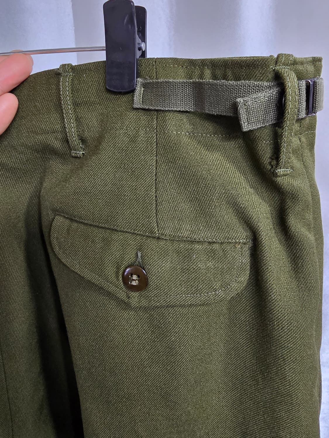 미군 M-1951 카키색 울 팬츠 (1512) 상품이미지3