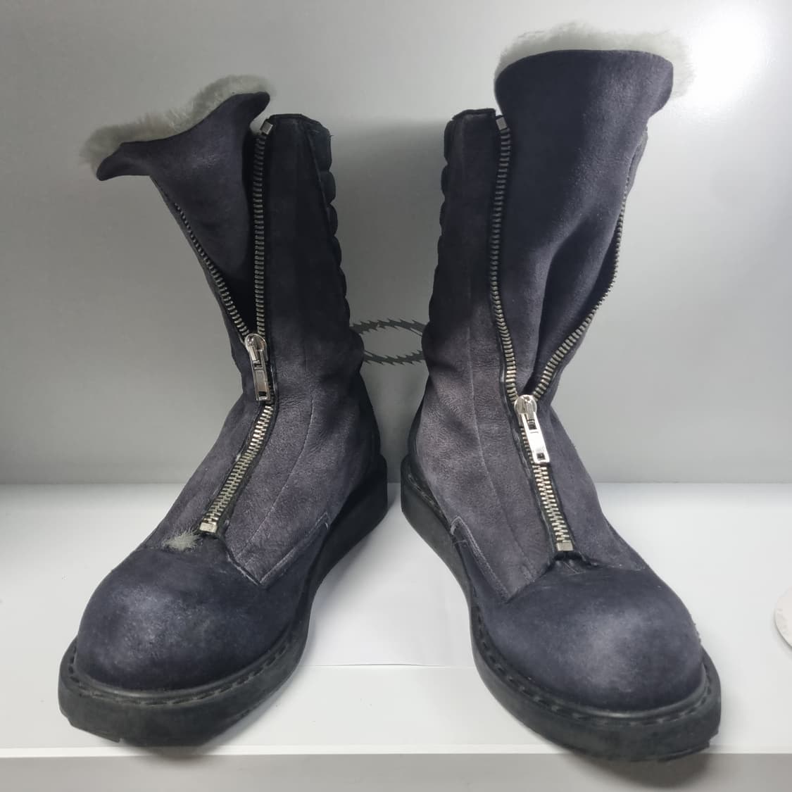 릭오웬스 쉬어링모호크 부츠 상품이미지1