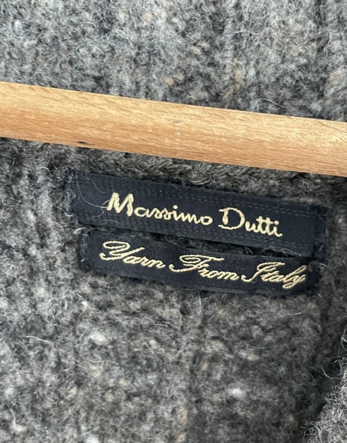 Massimo dutti grey knitted sweater (wool 90%) 상품이미지3