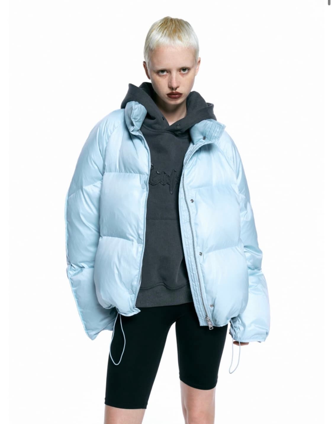 인사일런스 글로시 구스다운 패딩 상품이미지1