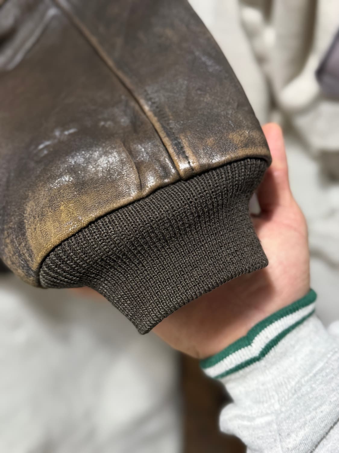 아비렉스Avirex 미공군 A2 레더 재킷 상품이미지9