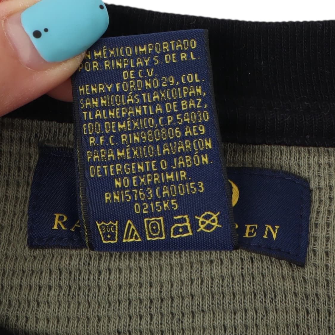 폴로 랄프로렌 카키 카모플라쥬 와플 롱슬리브 상품이미지9