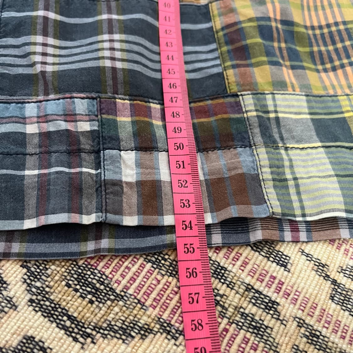 폴로 랄프로렌 패치워크 체크 반바지 32 상품이미지6