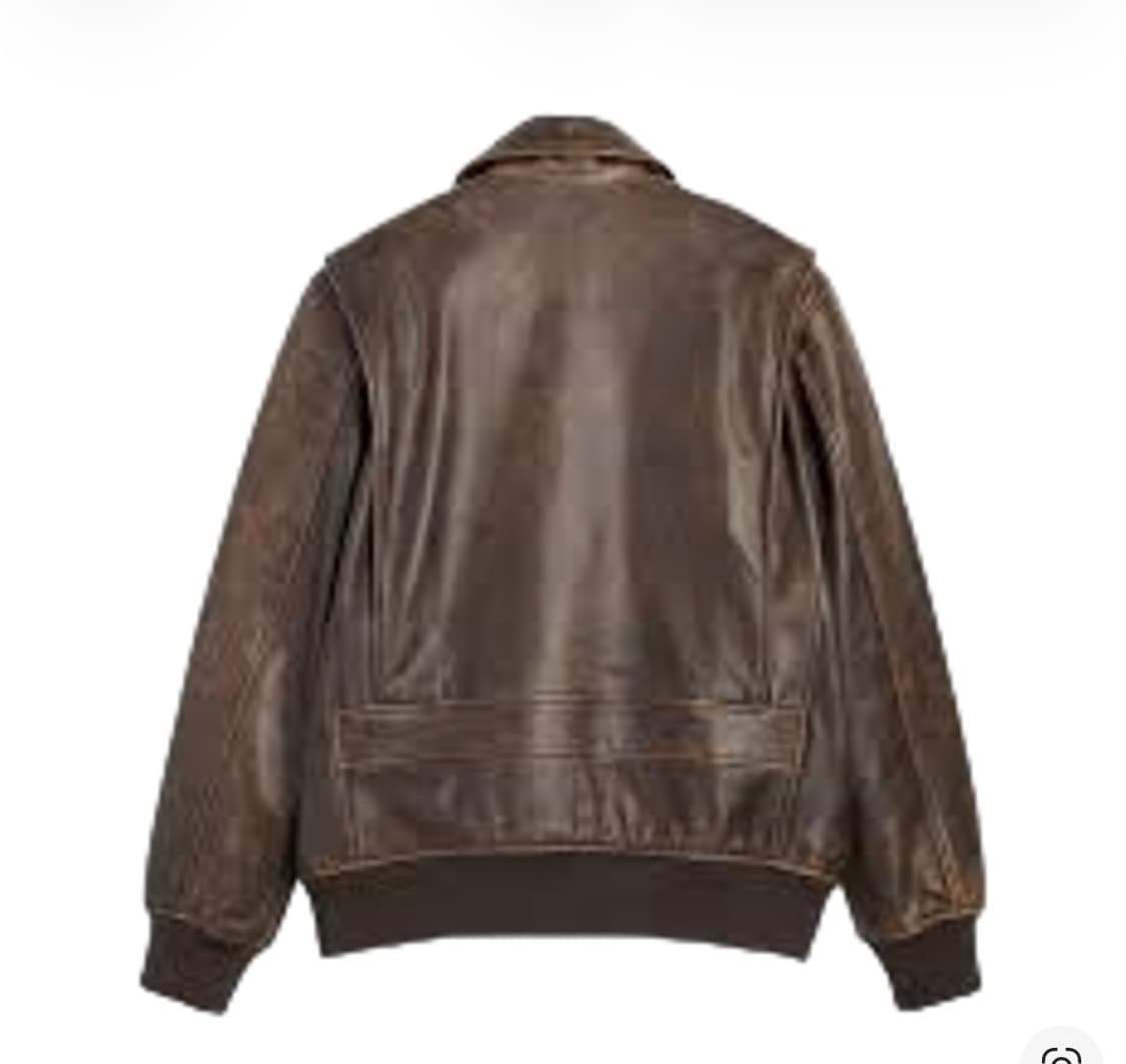 리바이스 클레이튼 레더 에비에이터 자켓 브라운 M사이즈 상품이미지2