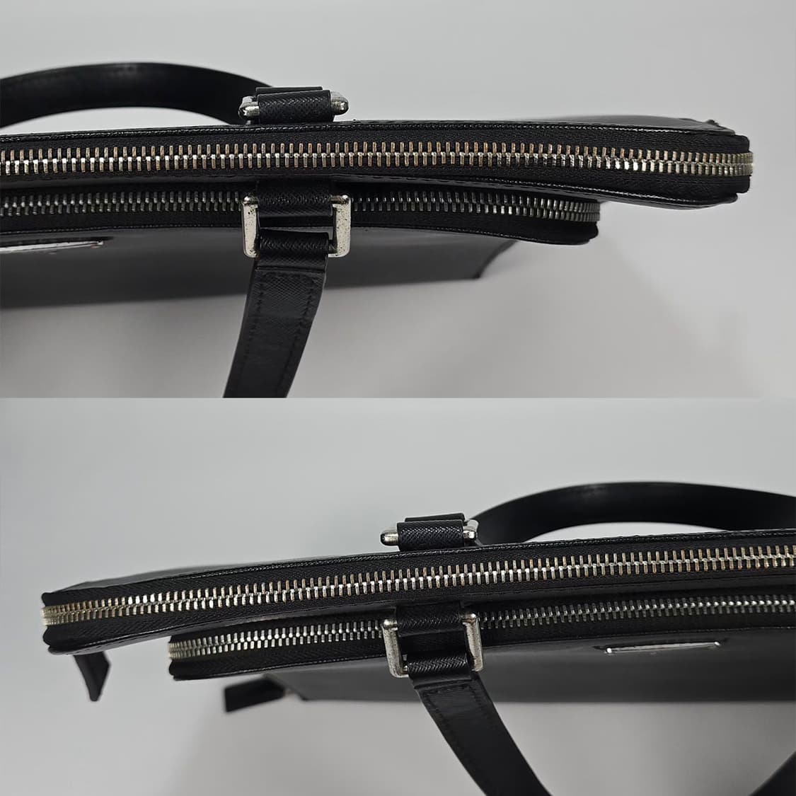 프라다 삼각로고 사피아노 브리프케이스 상품이미지6