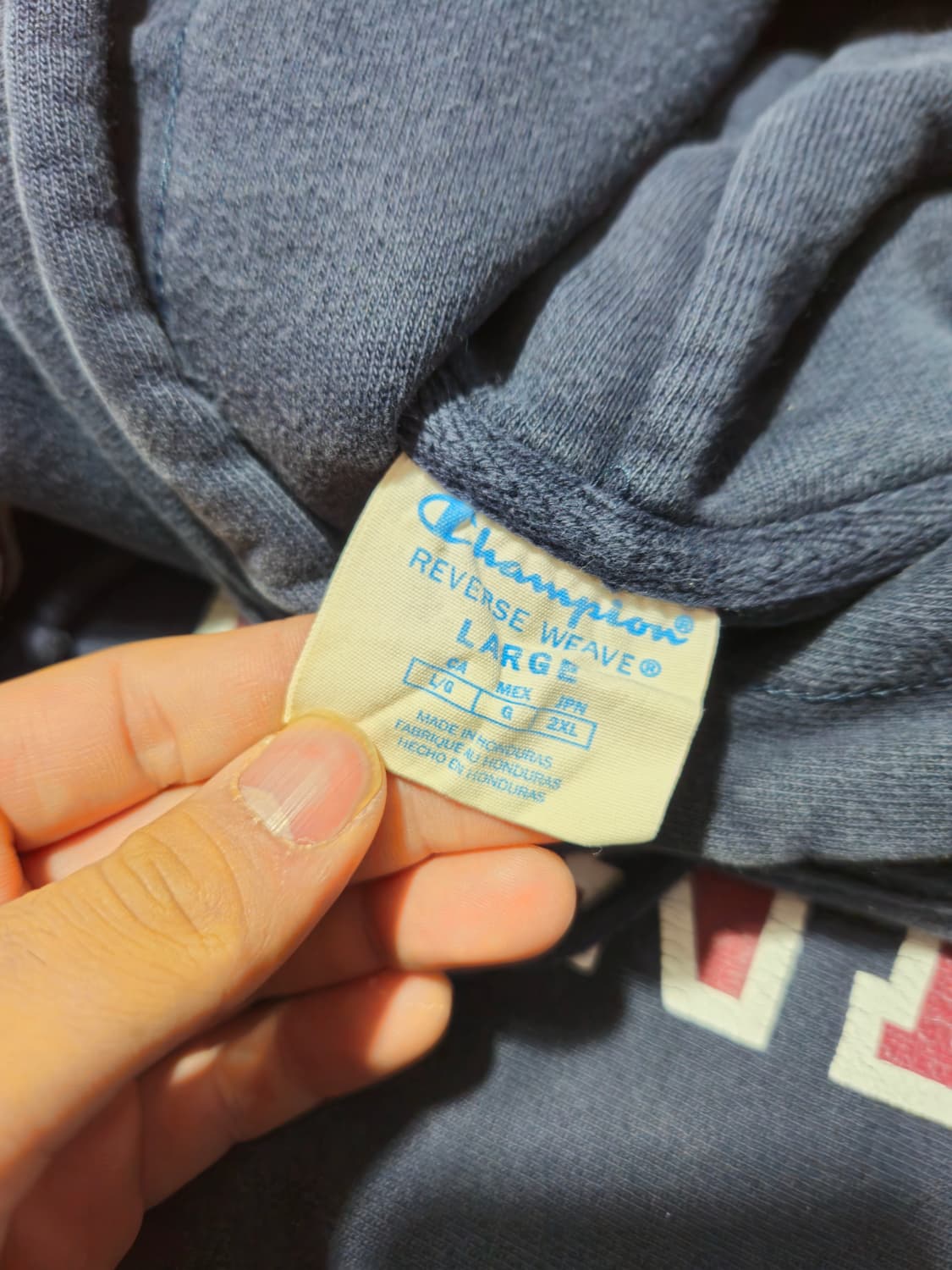 챔피온 리버스위브 펜스테이트 후드 후드티 L 105 상품이미지5