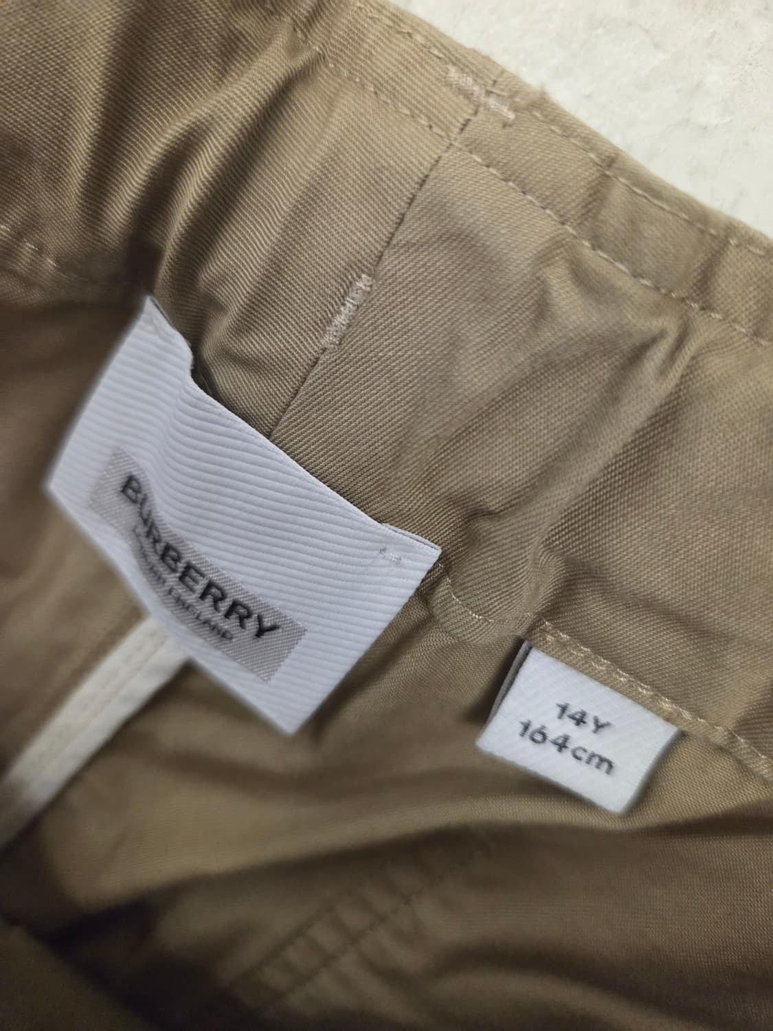 버버리 키즈 카고 팬츠 14Y/164cm 성인도가능 상품이미지6